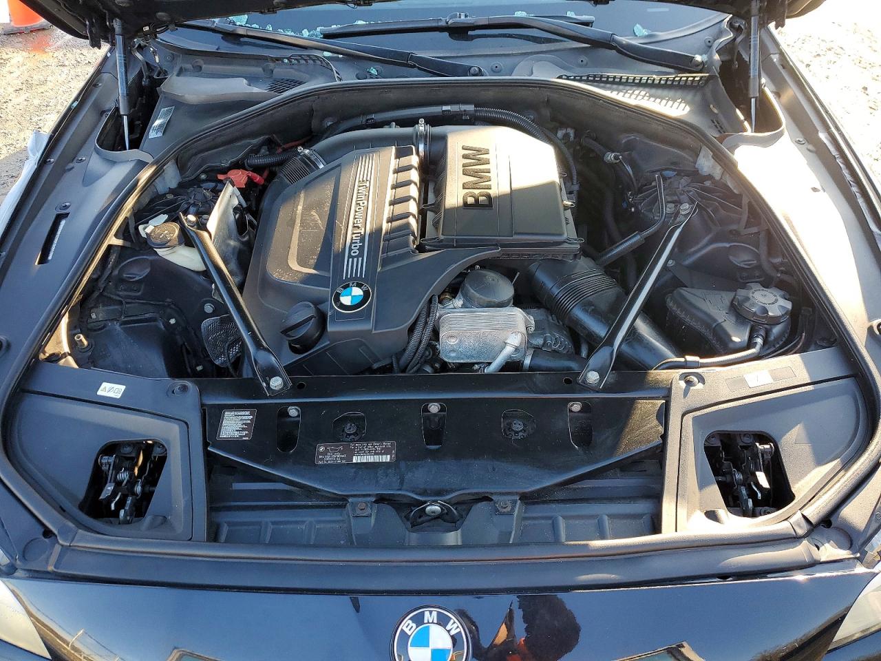 2013 Bmw 535 I Black vin: WBAFR7C59DC828436