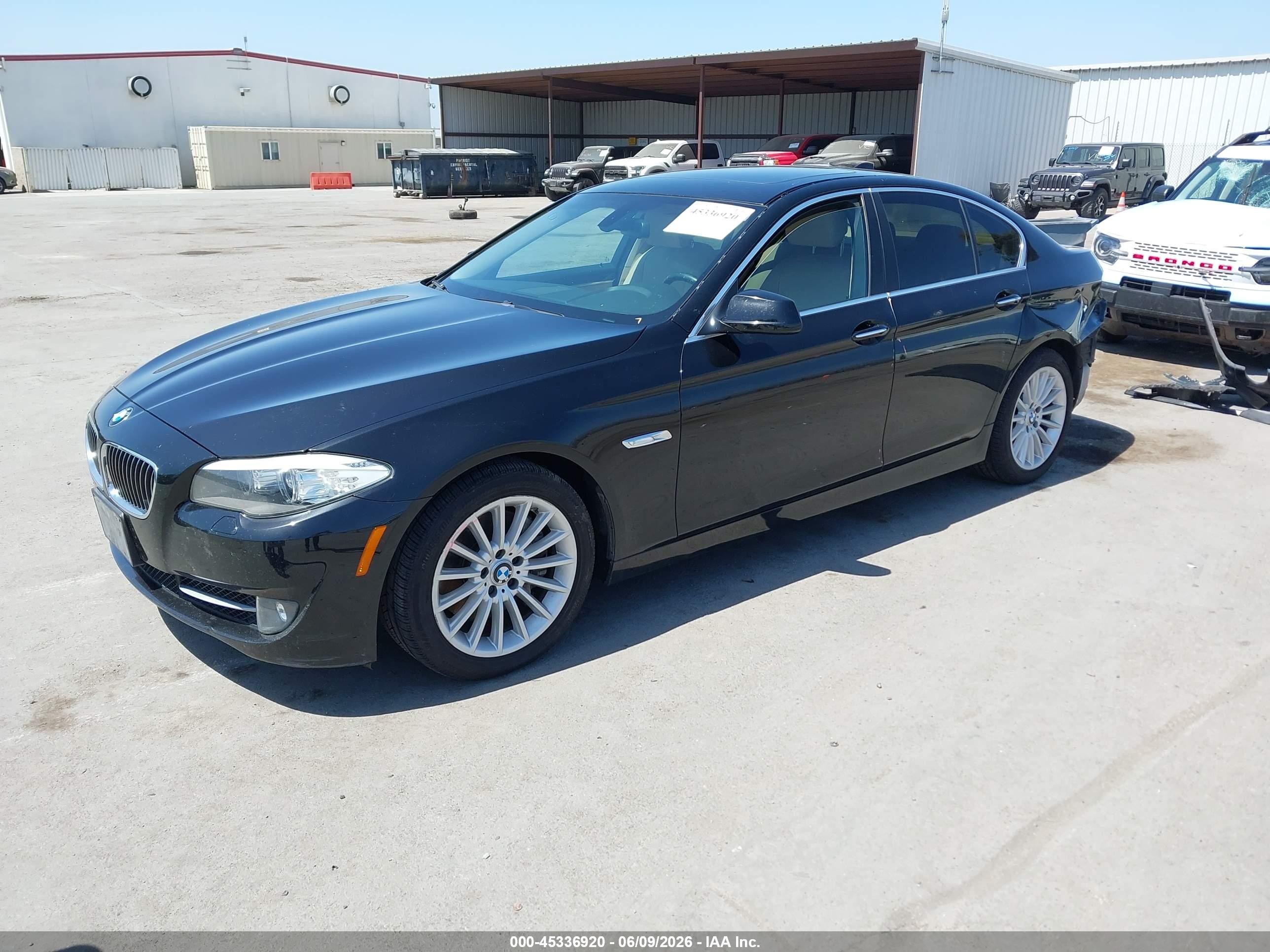 2011 Bmw 535i   Black vin: WBAFR7C5XBC266169