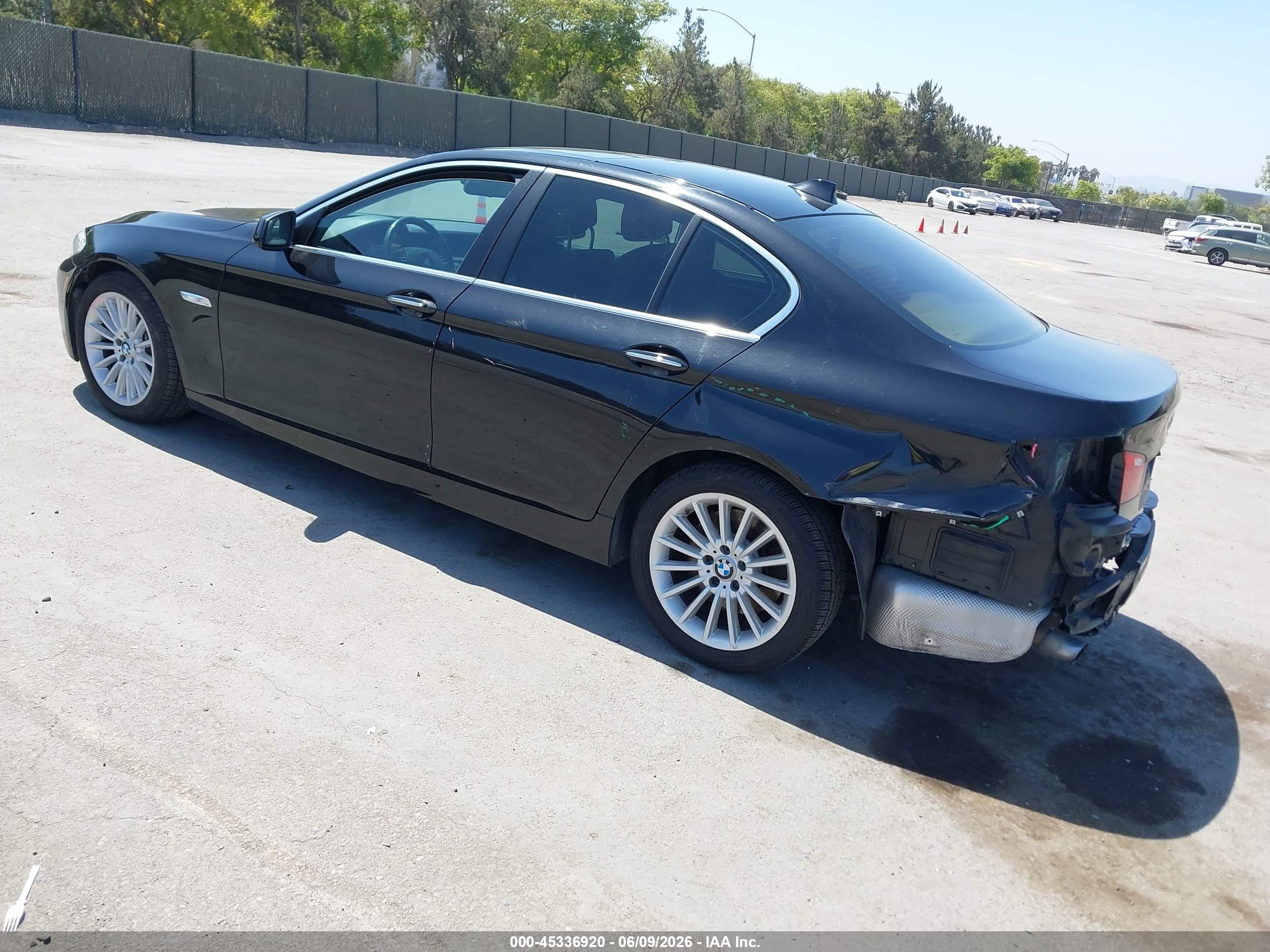 2011 Bmw 535i   Black vin: WBAFR7C5XBC266169