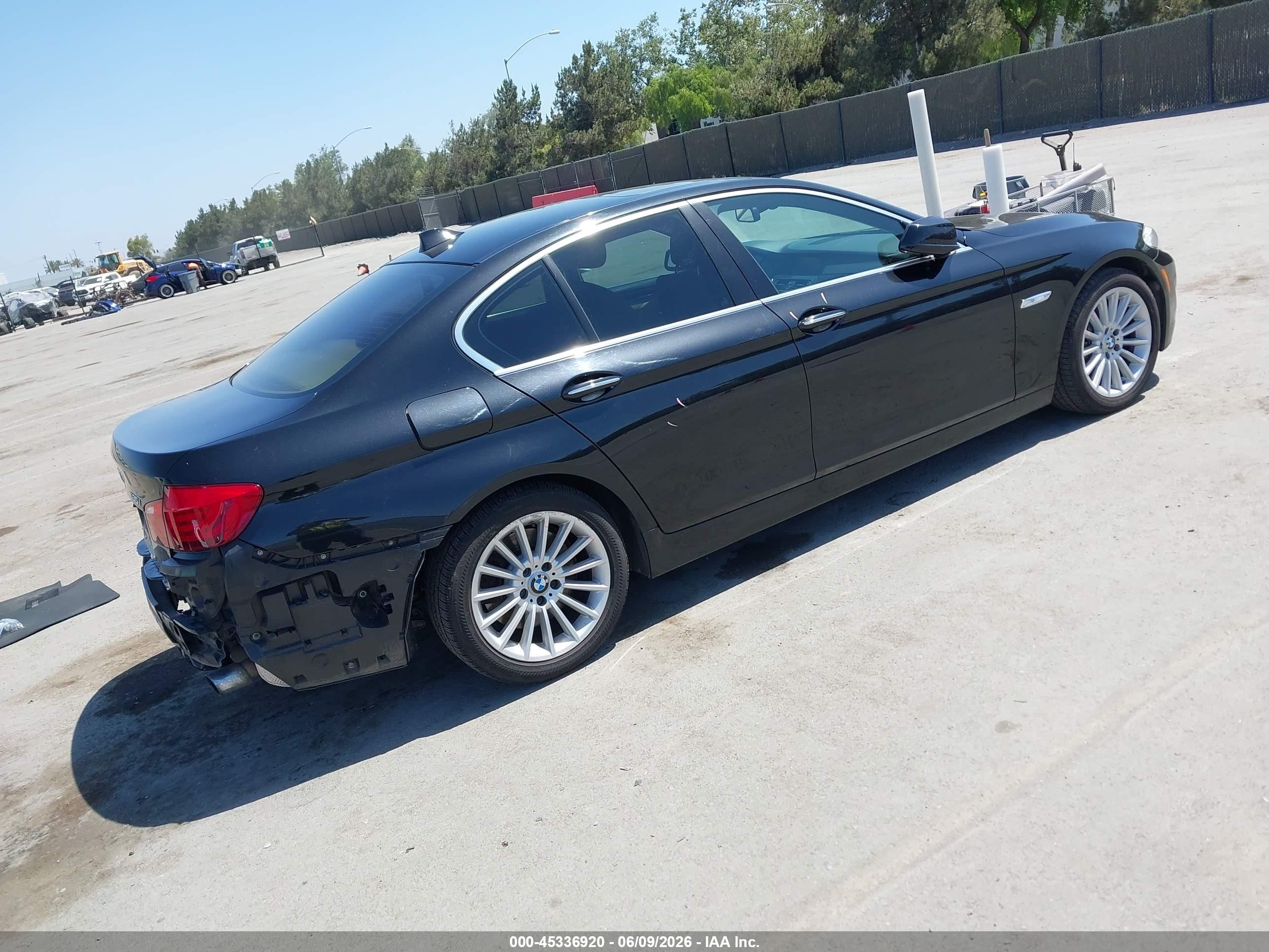 2011 Bmw 535i   Black vin: WBAFR7C5XBC266169