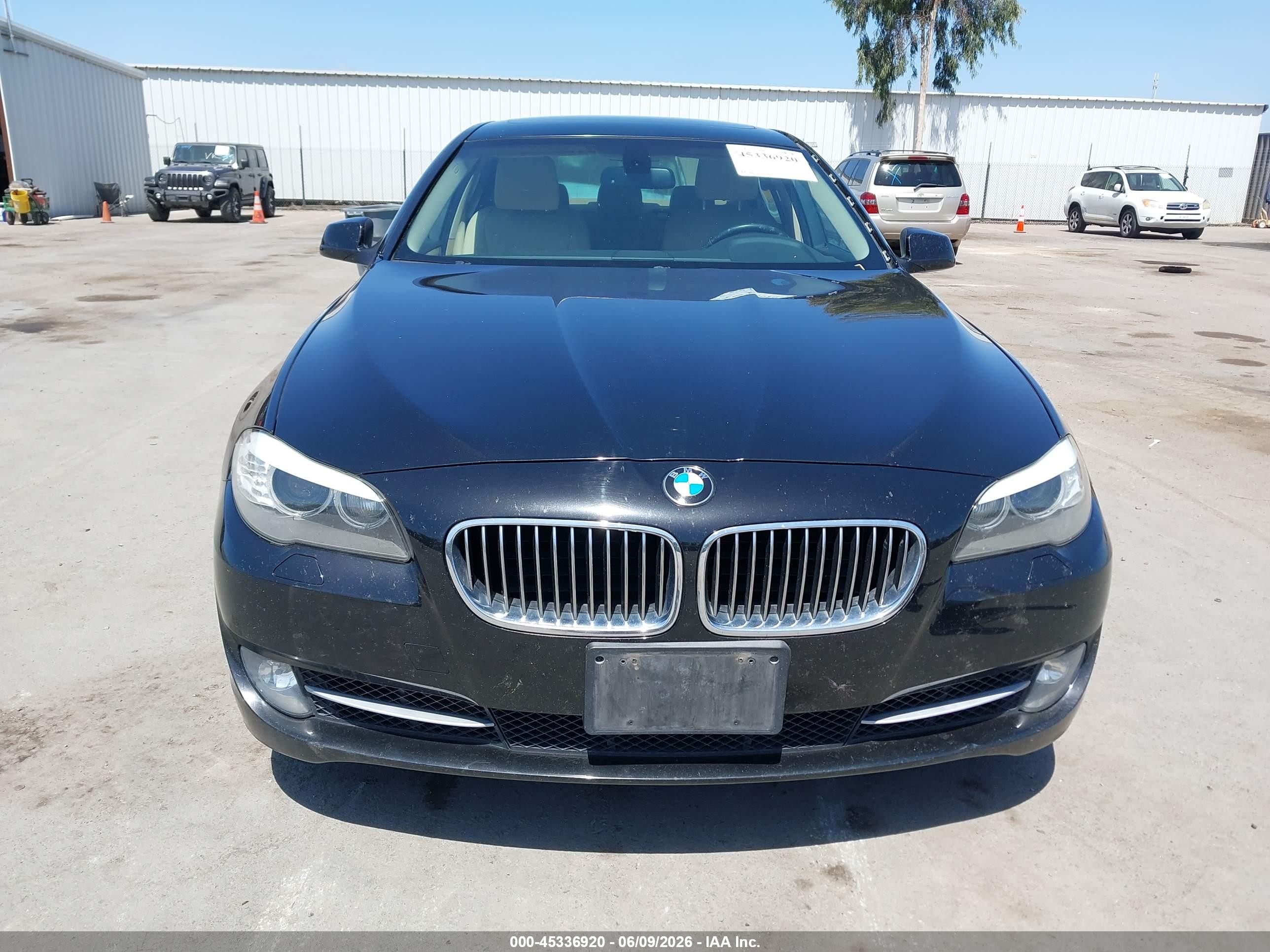 2011 Bmw 535i   Black vin: WBAFR7C5XBC266169