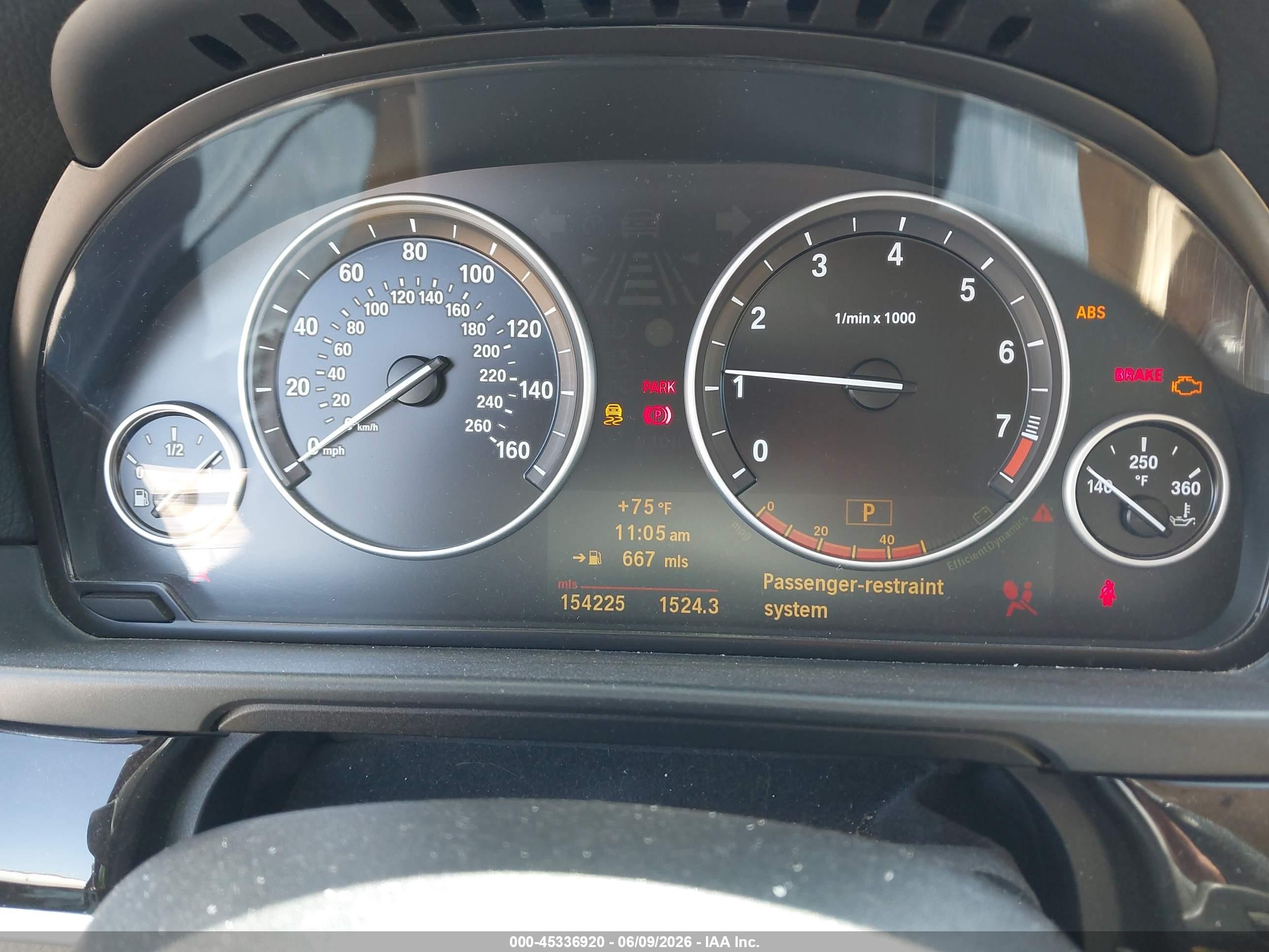 2011 Bmw 535i   Black vin: WBAFR7C5XBC266169