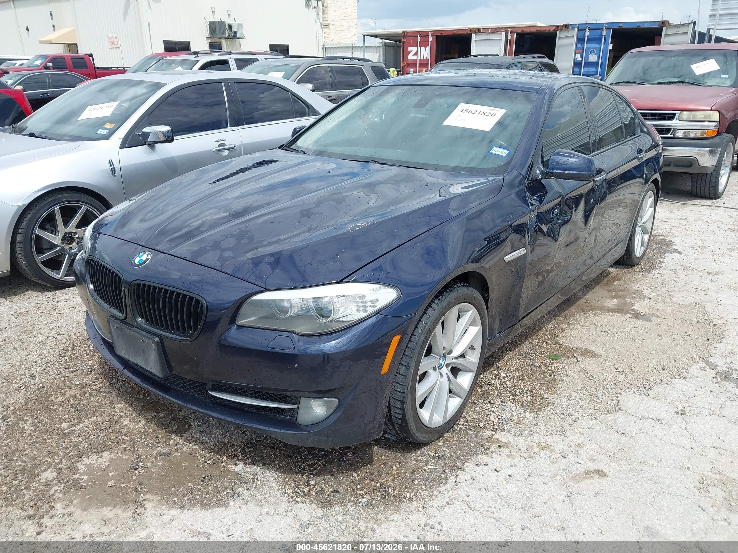 2011 Bmw 535i   Dark Blue vin: WBAFR7C5XBC603004