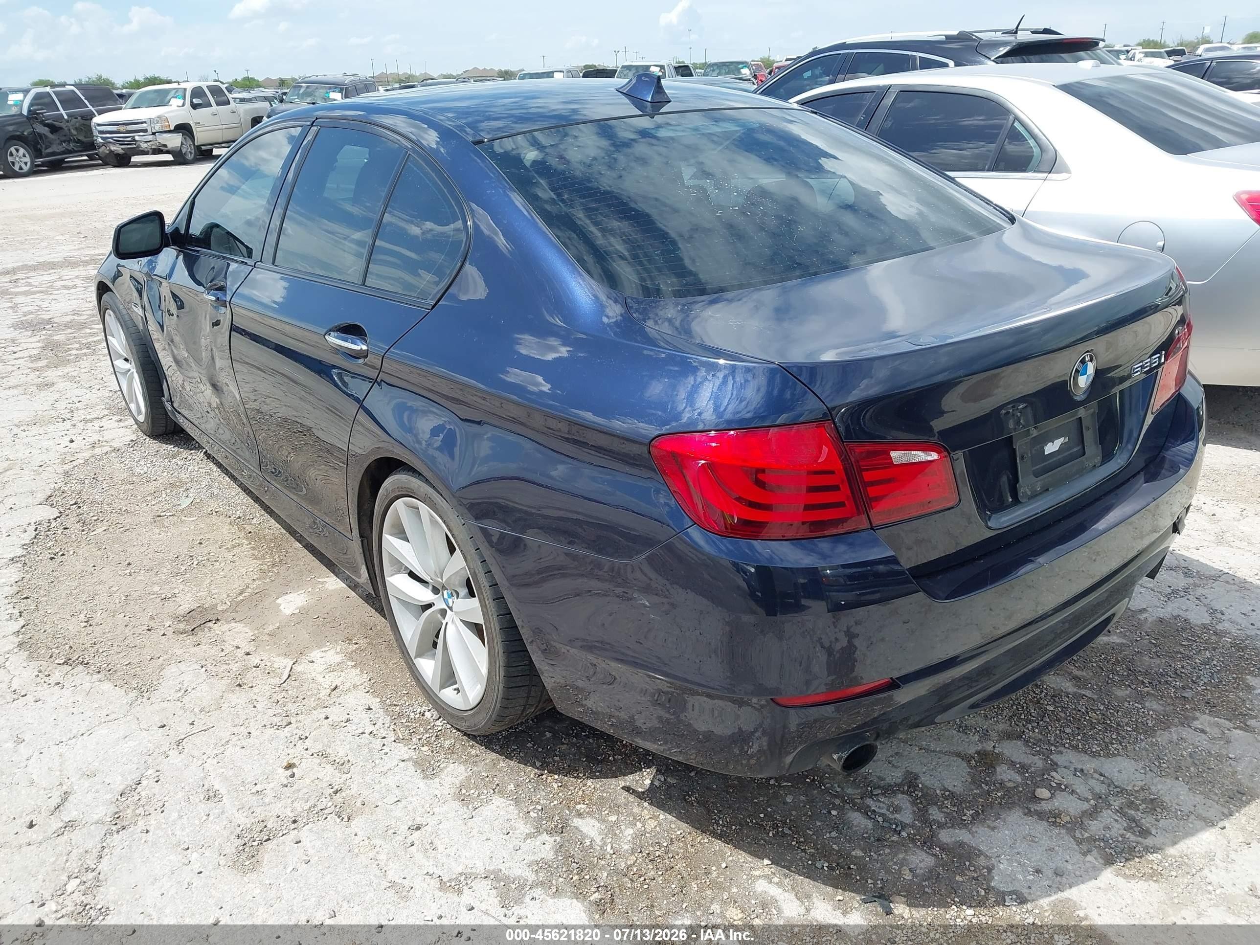2011 Bmw 535i   Dark Blue vin: WBAFR7C5XBC603004