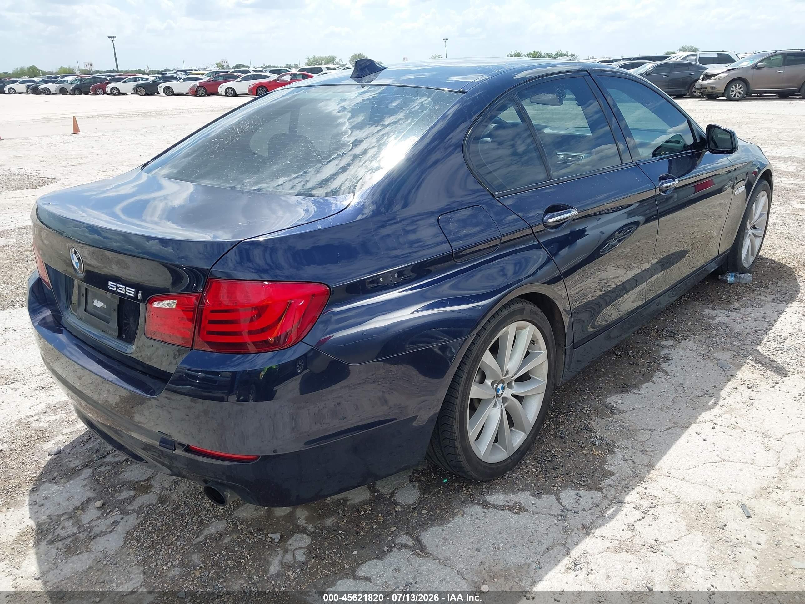 2011 Bmw 535i   Dark Blue vin: WBAFR7C5XBC603004