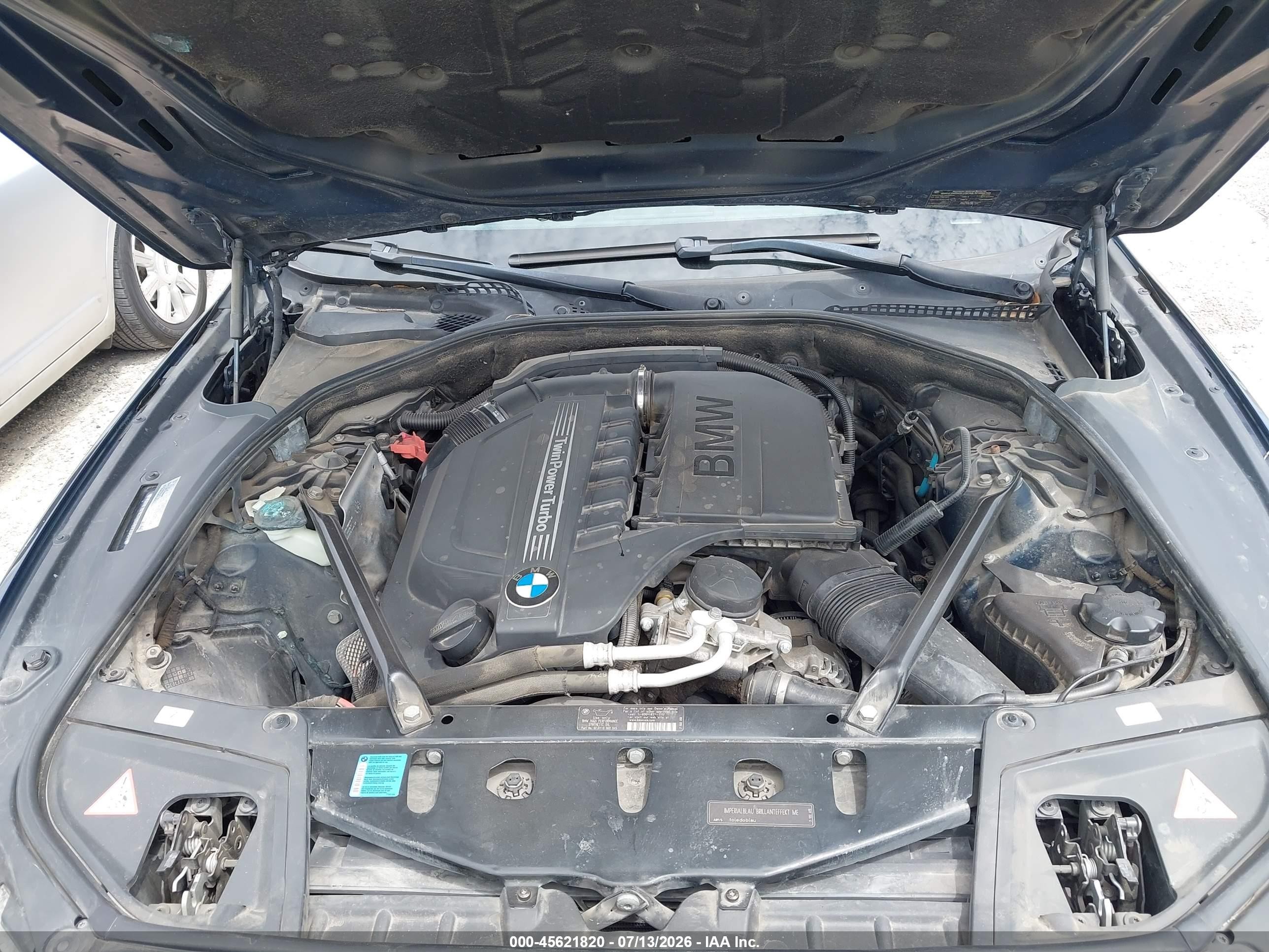 2011 Bmw 535i   Dark Blue vin: WBAFR7C5XBC603004