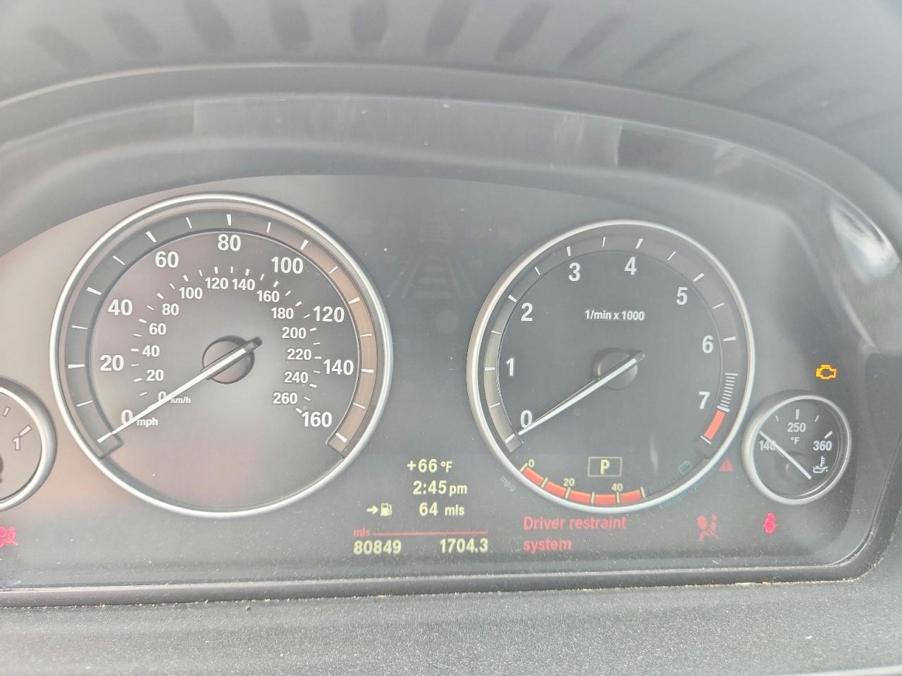 2011 Bmw 535 I Silver vin: WBAFR7C5XBC800741