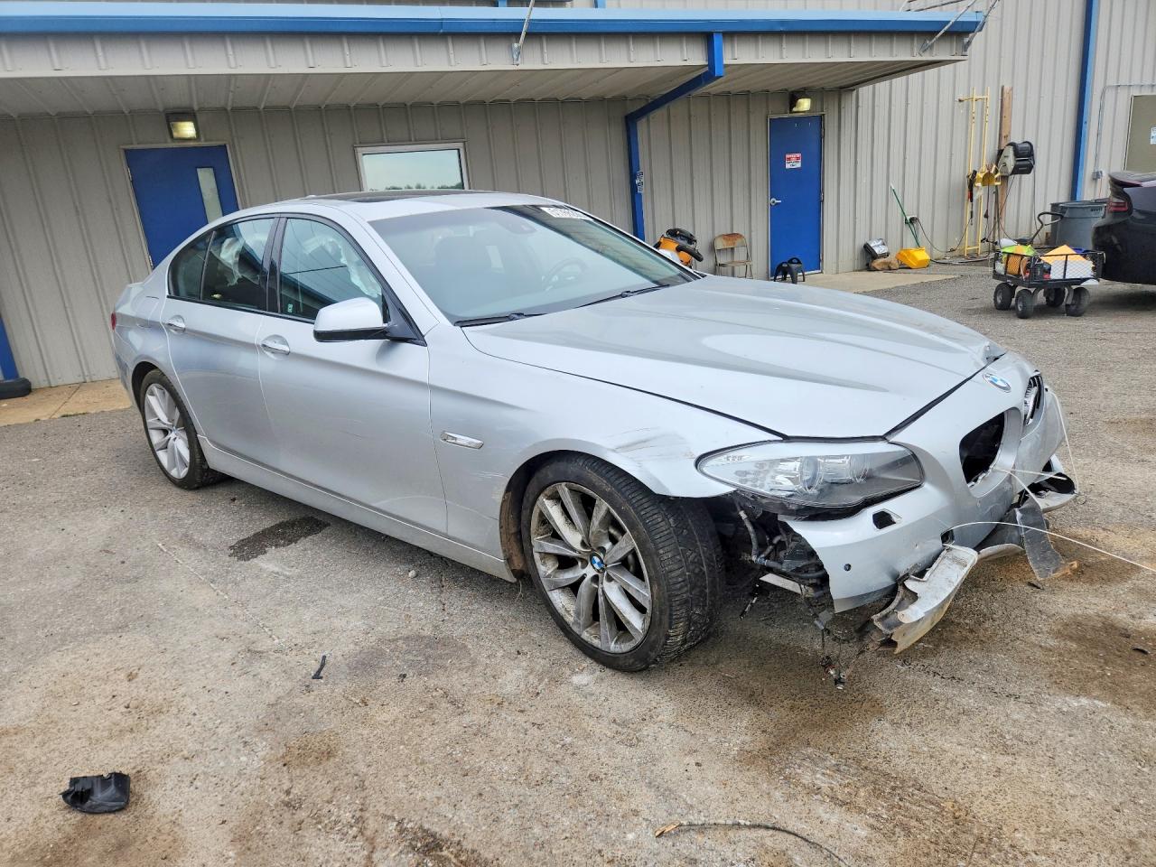 2011 Bmw 535 I Silver vin: WBAFR7C5XBC800741