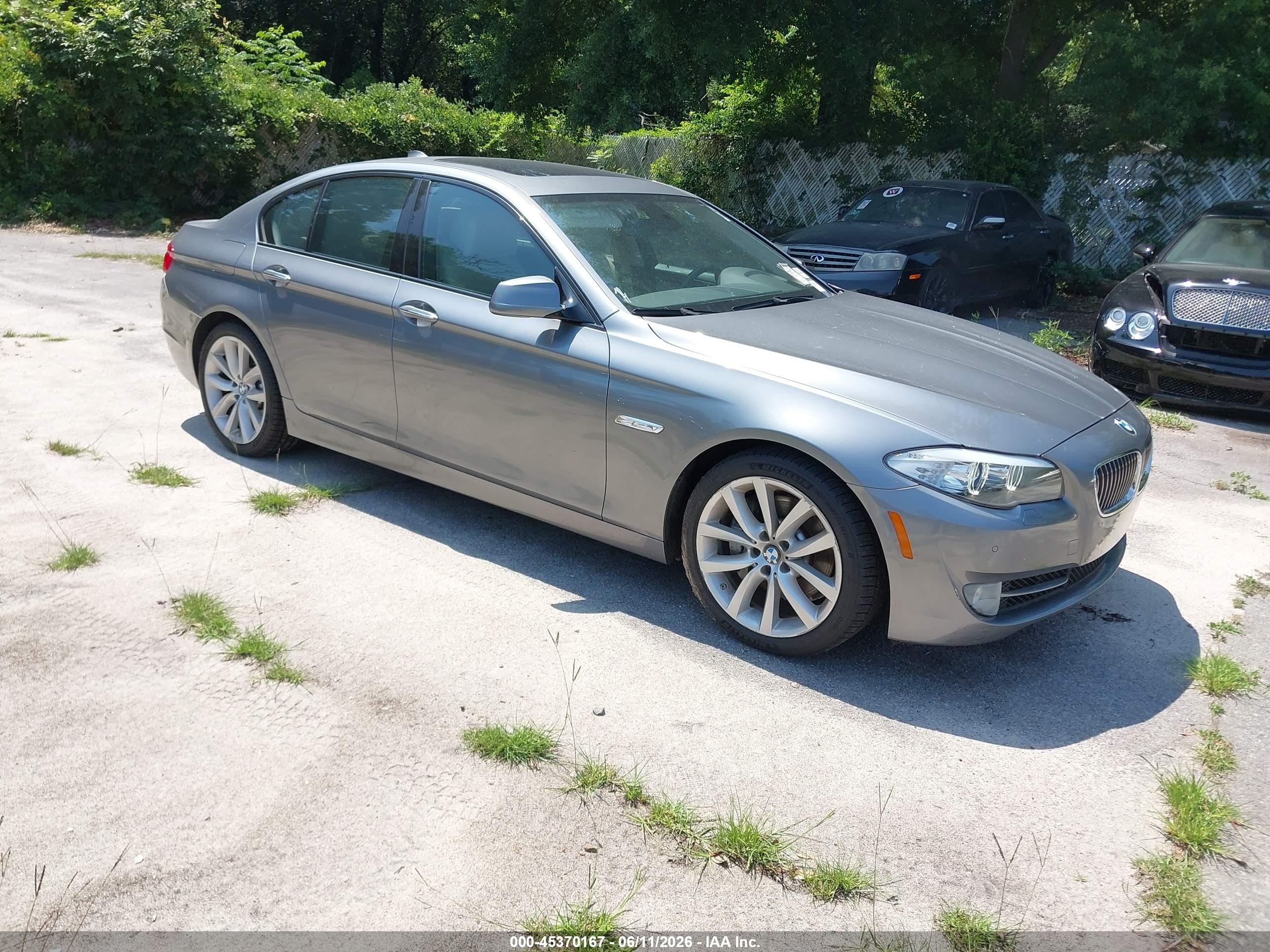 2011 Bmw 535i   Silver vin: WBAFR7C5XBC801338