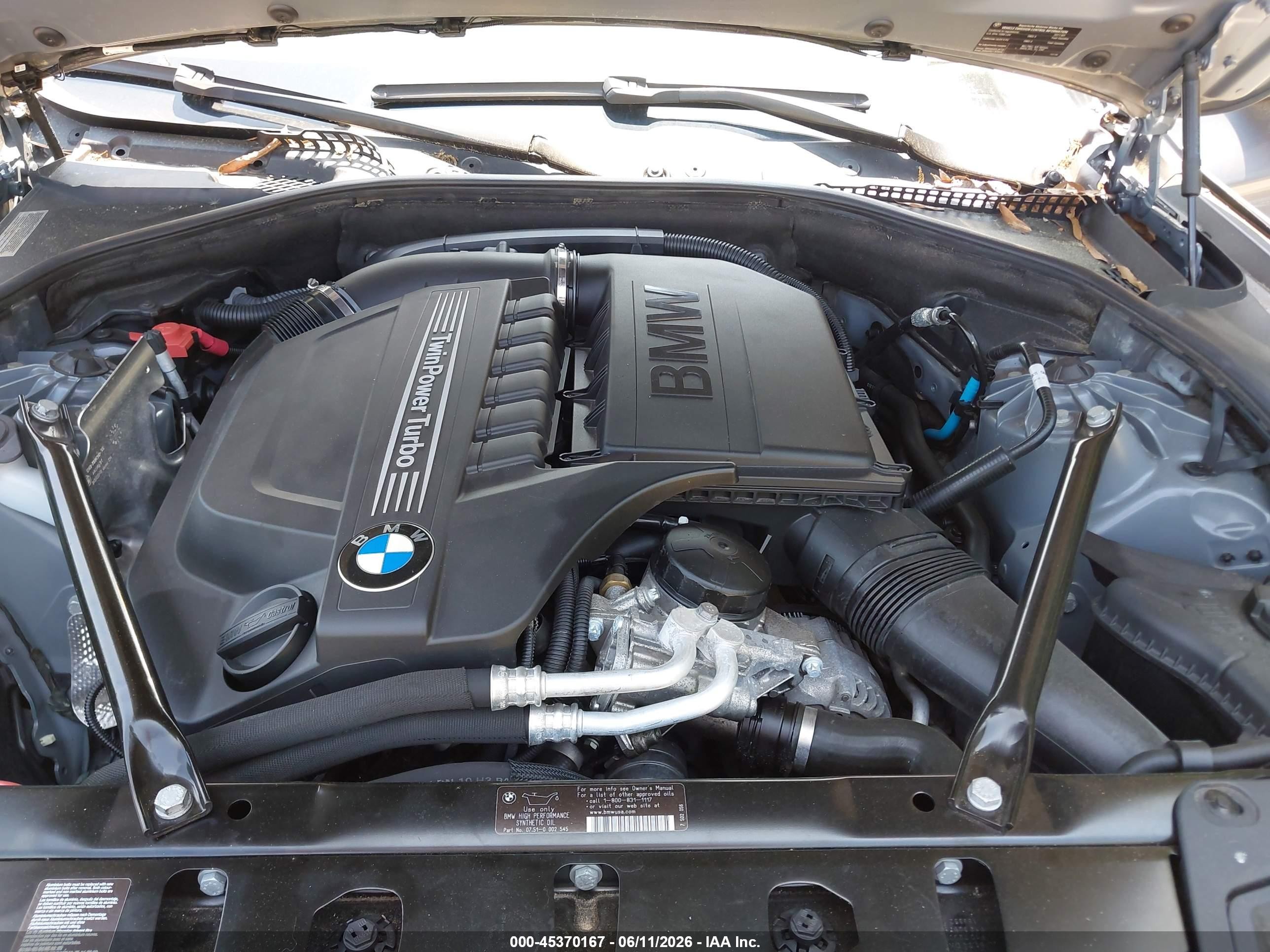 2011 Bmw 535i   Серебряный vin: WBAFR7C5XBC801338