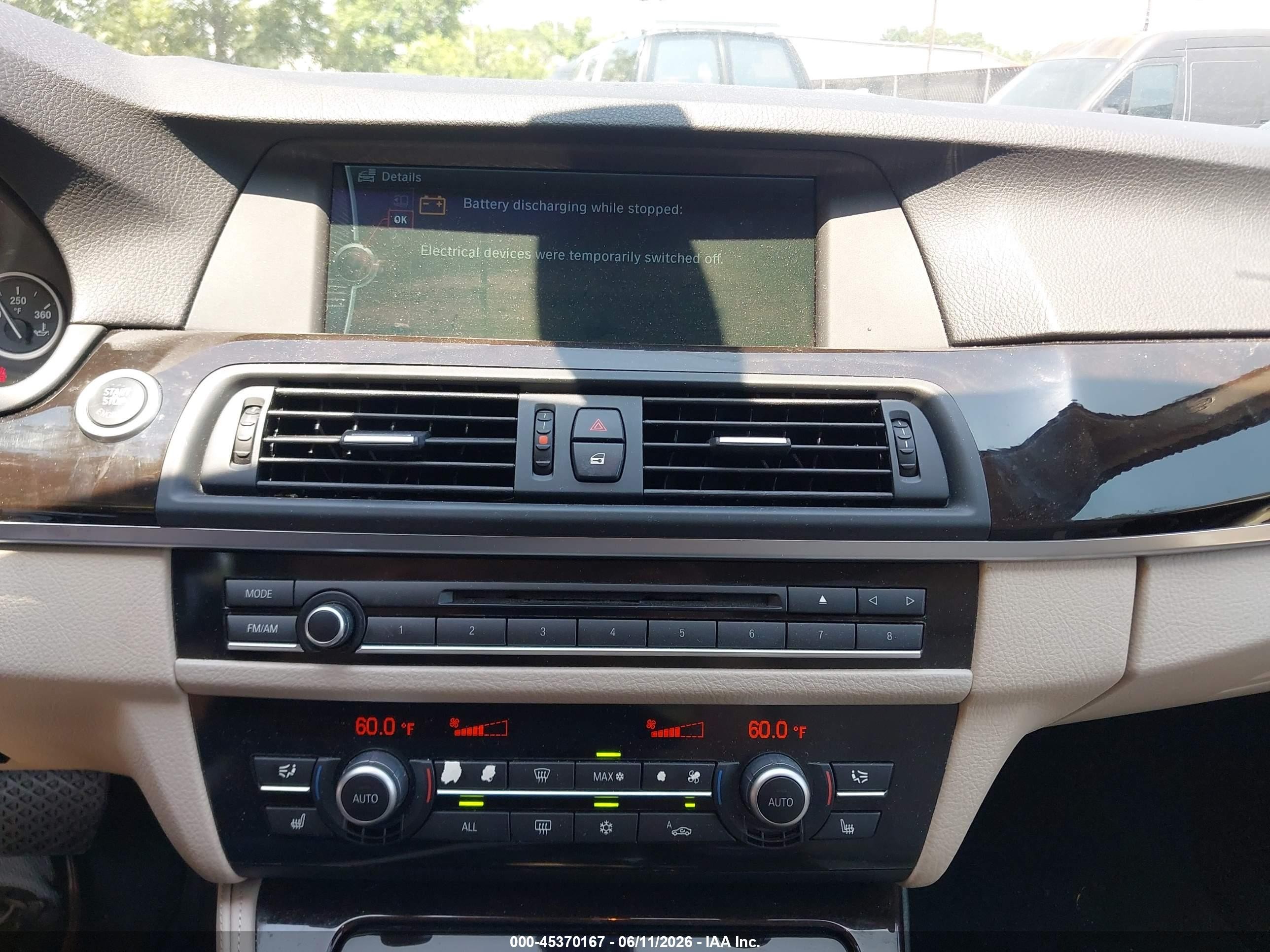 2011 Bmw 535i   Серебряный vin: WBAFR7C5XBC801338