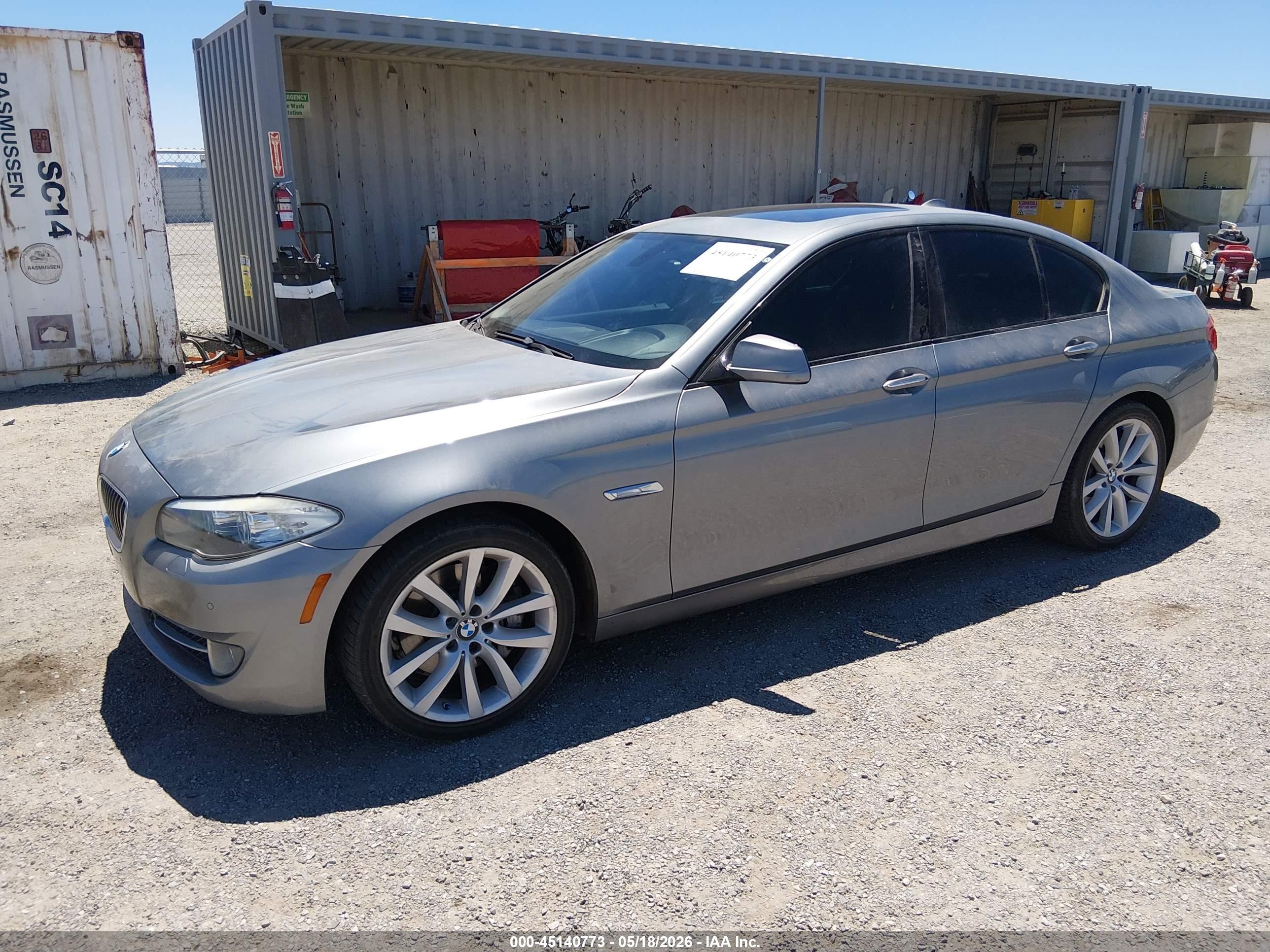 2011 Bmw 535i   Серый vin: WBAFR7C5XBC802912