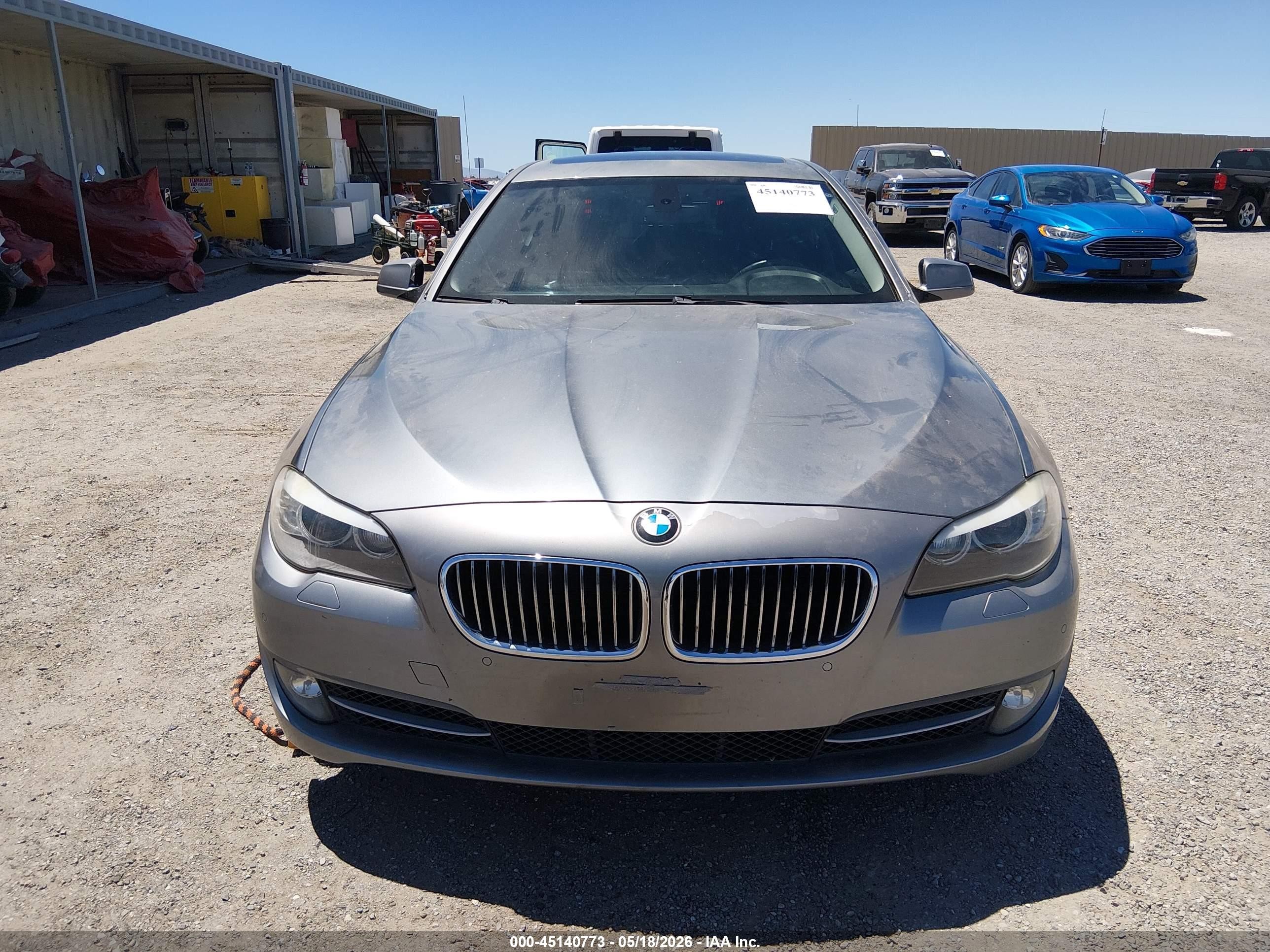 2011 Bmw 535i   Серый vin: WBAFR7C5XBC802912