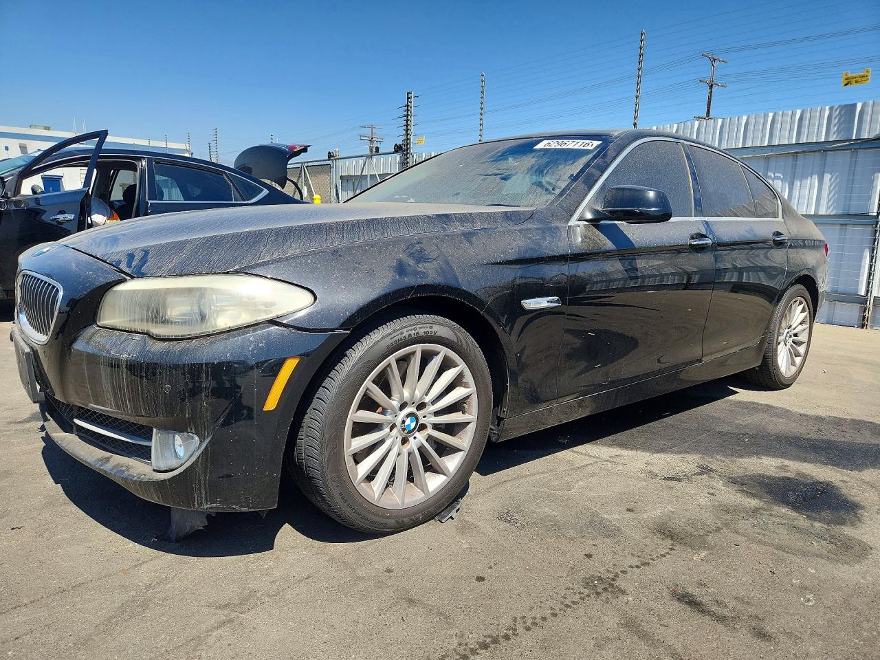 2012 Bmw 535 I Black vin: WBAFR7C5XCC815886