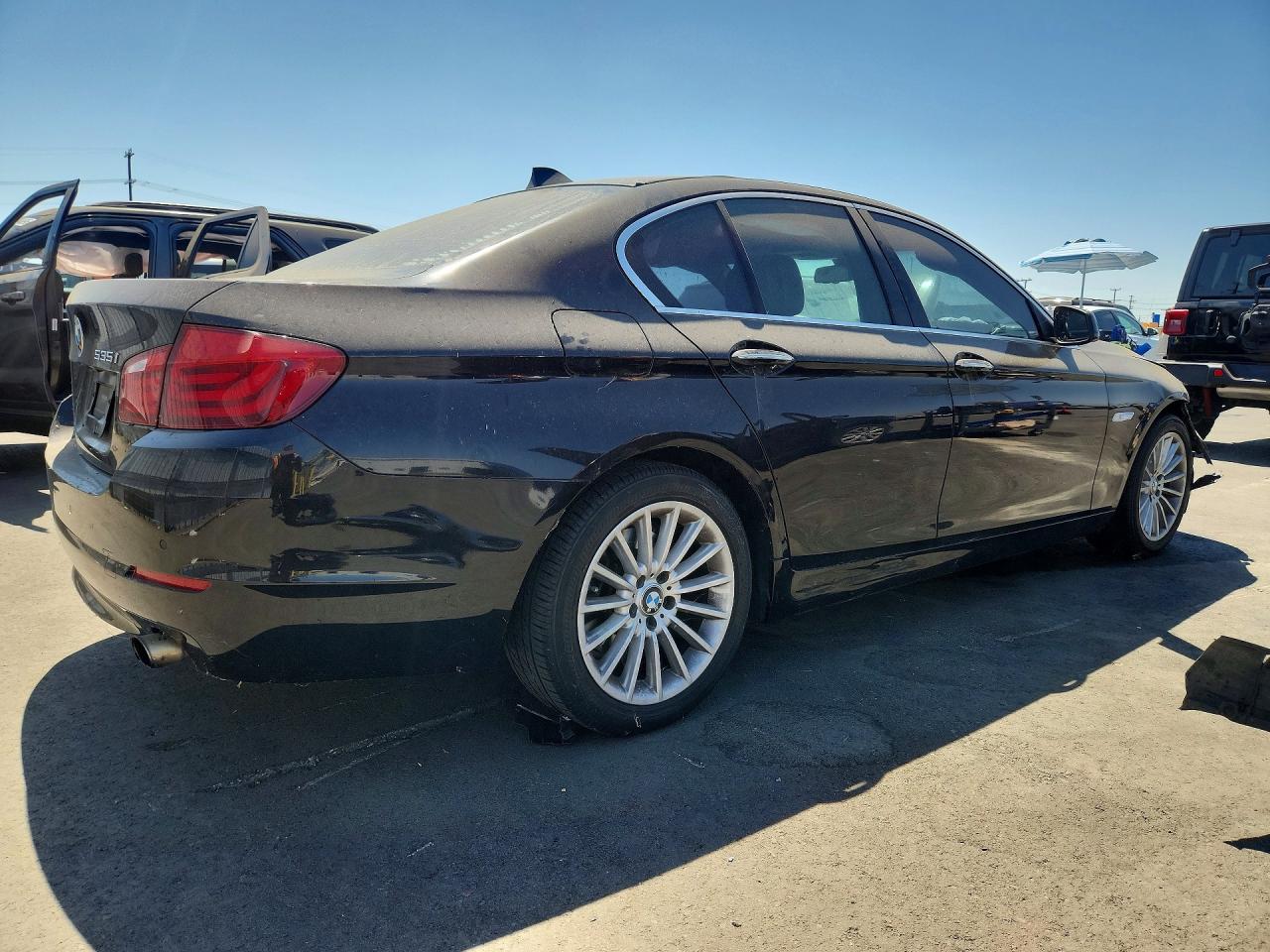 2012 Bmw 535 I Black vin: WBAFR7C5XCC815886