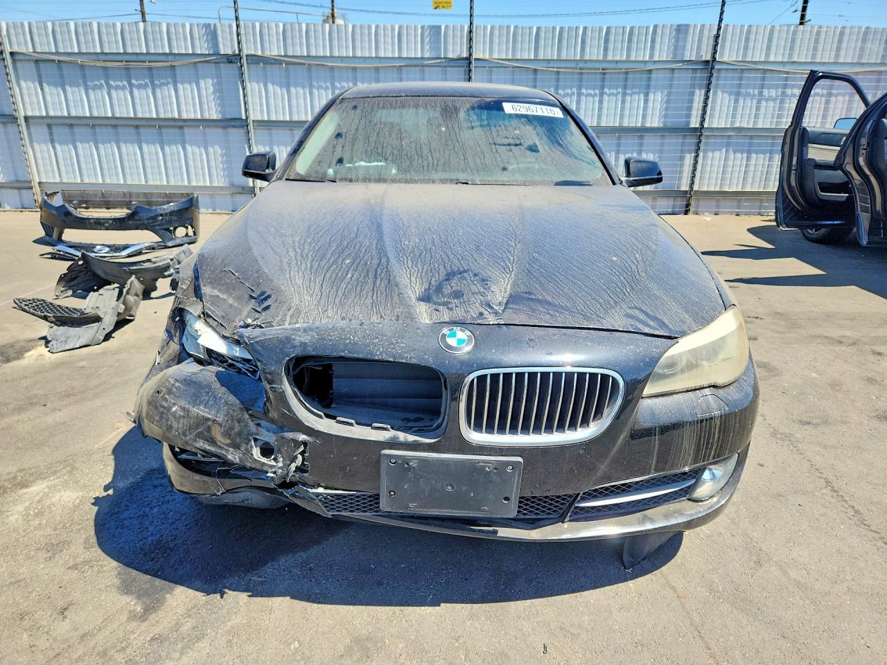 2012 Bmw 535 I Black vin: WBAFR7C5XCC815886