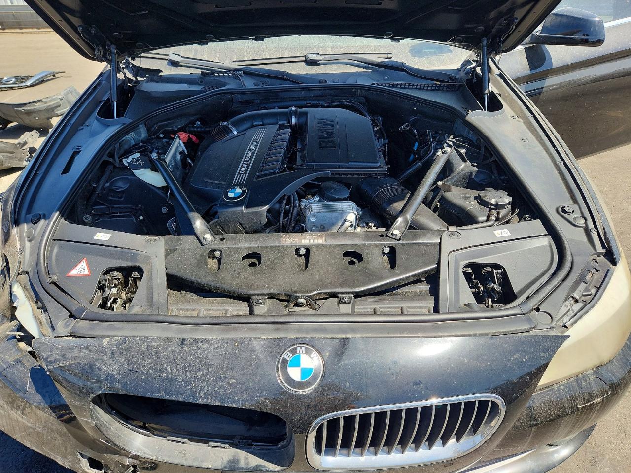 2012 Bmw 535 I Black vin: WBAFR7C5XCC815886