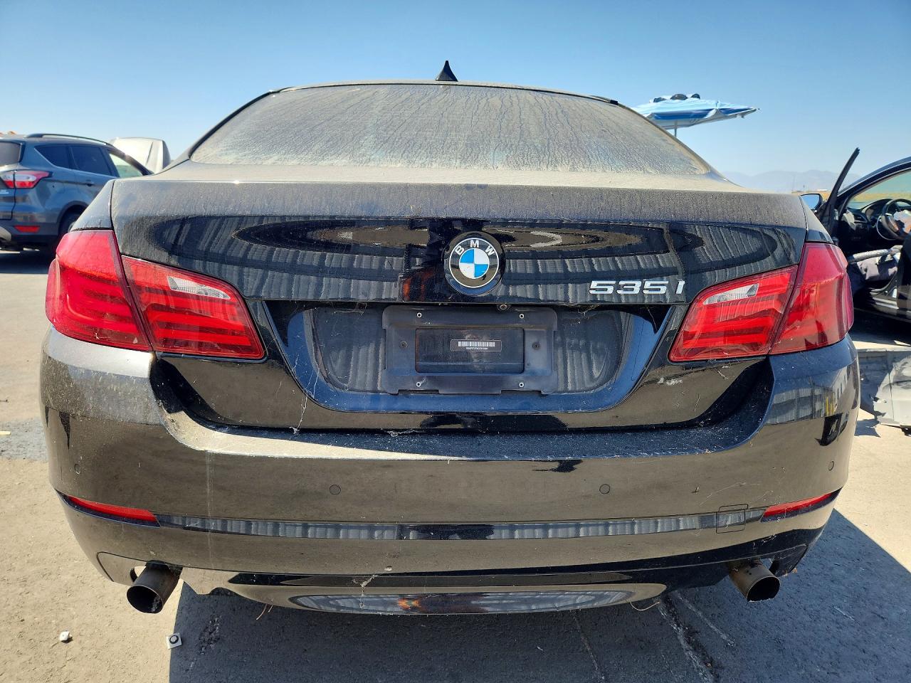 2012 Bmw 535 I Black vin: WBAFR7C5XCC815886