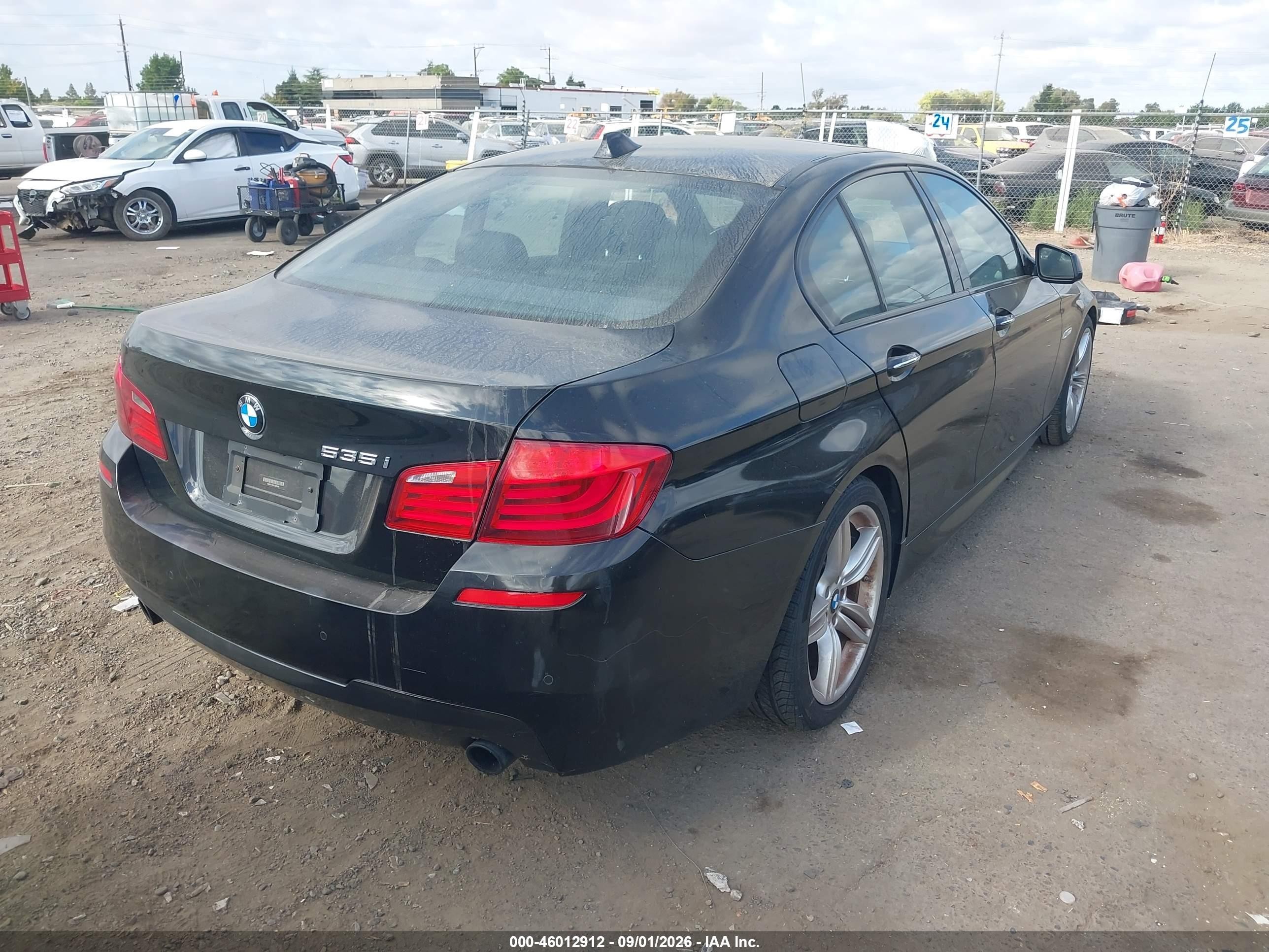 2013 Bmw 535i   Black vin: WBAFR7C5XDC820068