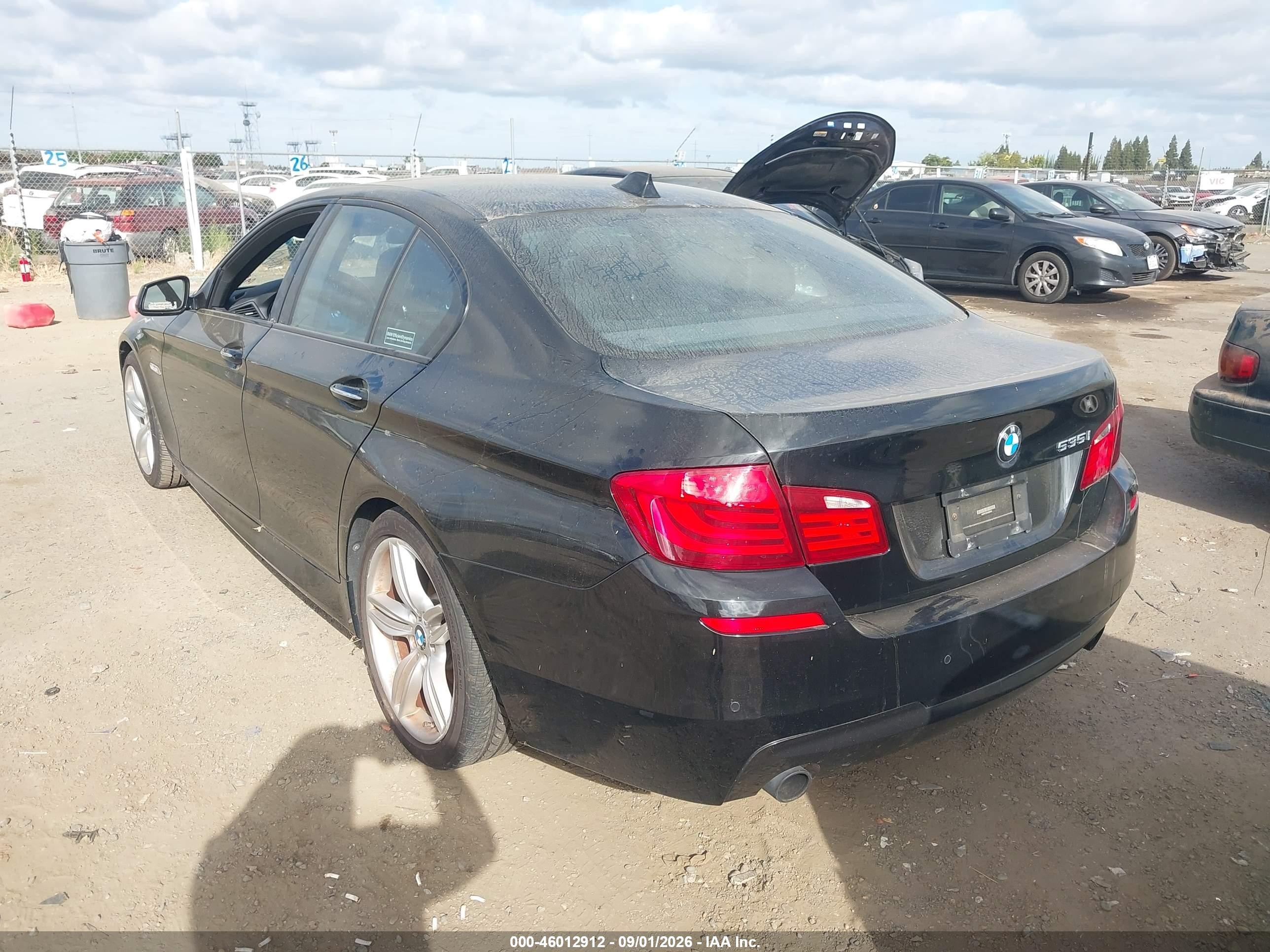 2013 Bmw 535i   Black vin: WBAFR7C5XDC820068