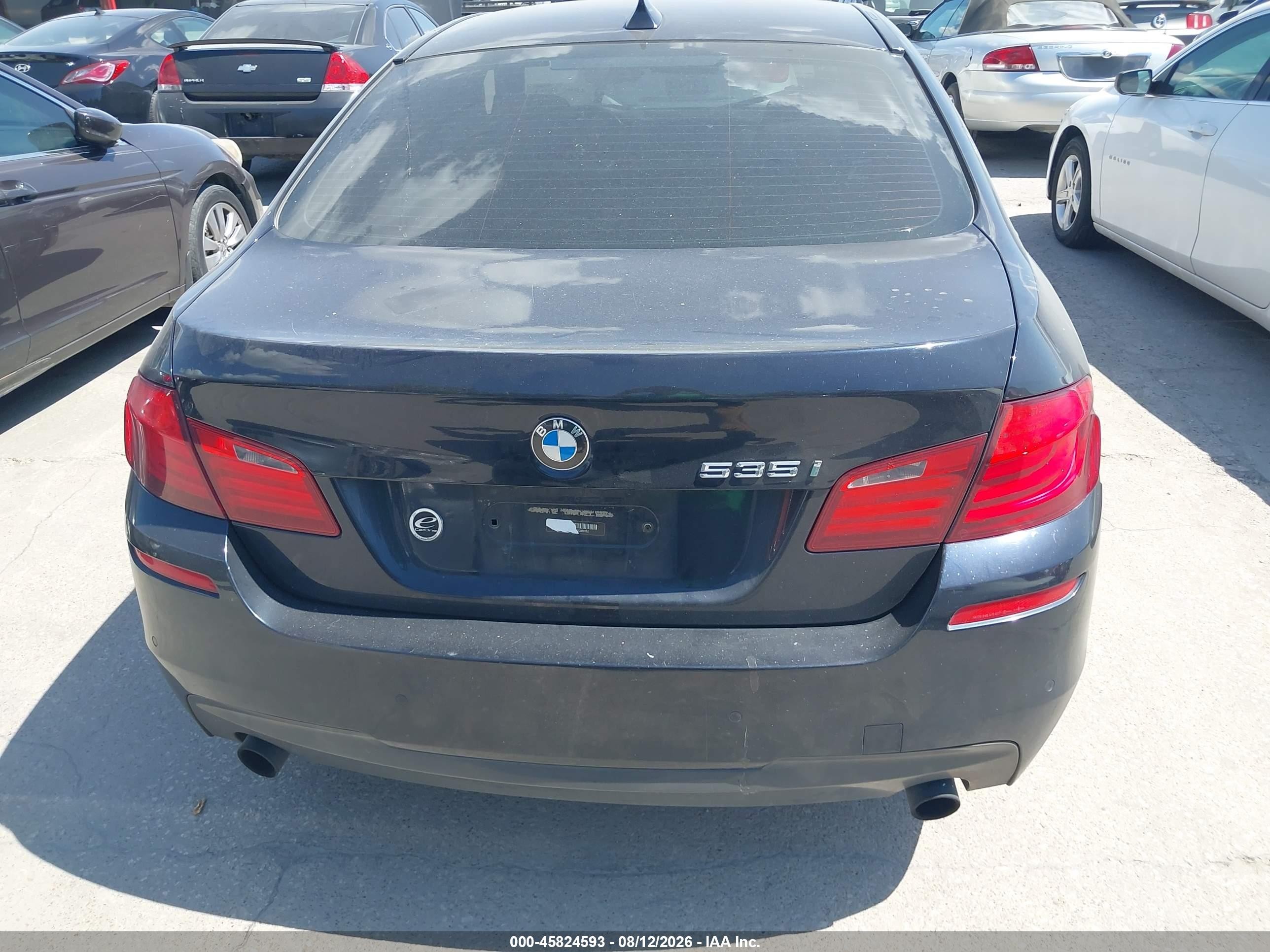 2013 Bmw 535i   Navy vin: WBAFR7C5XDC820152
