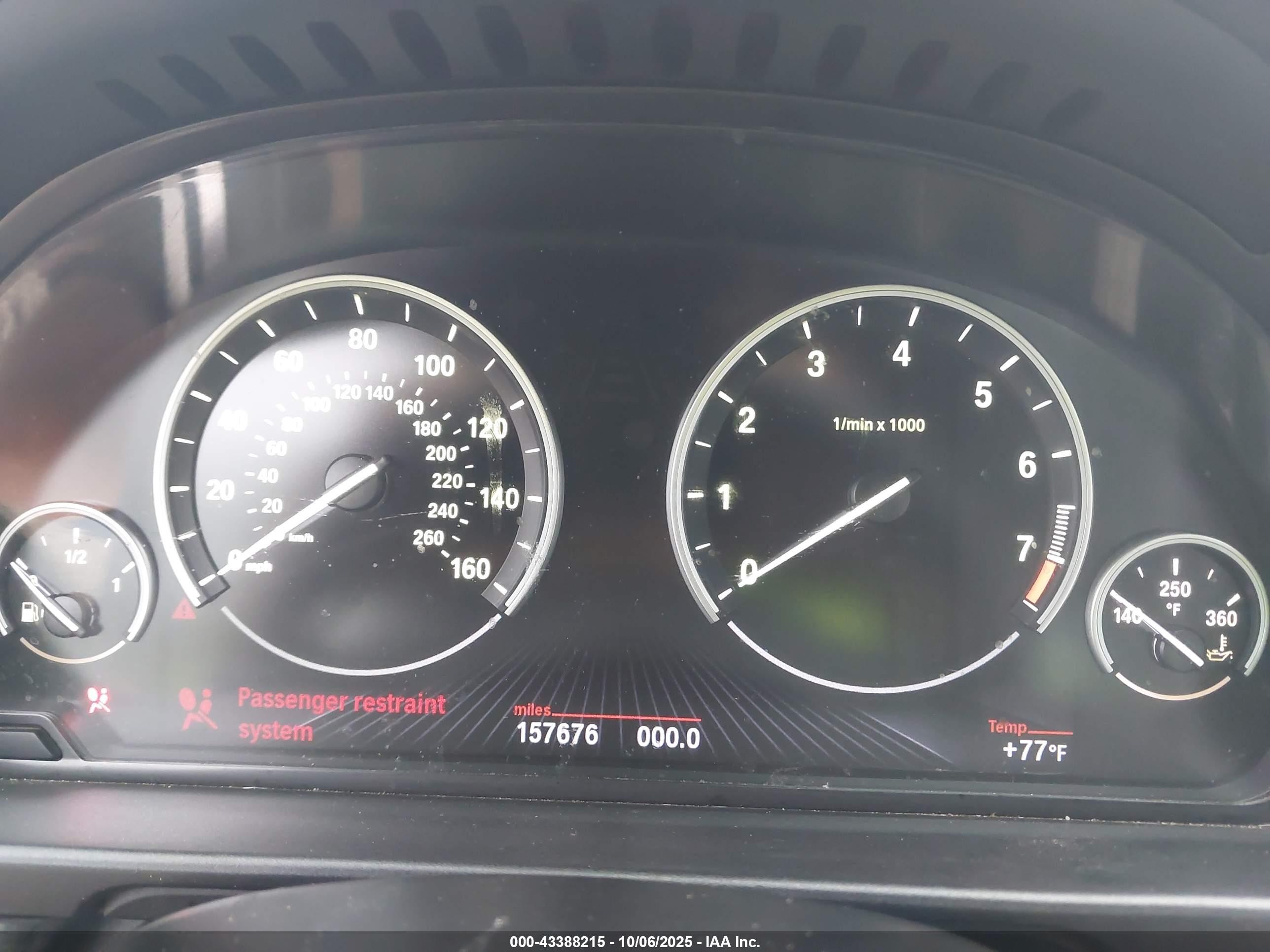2013 Bmw 535i   White vin: WBAFR7C5XDC820376