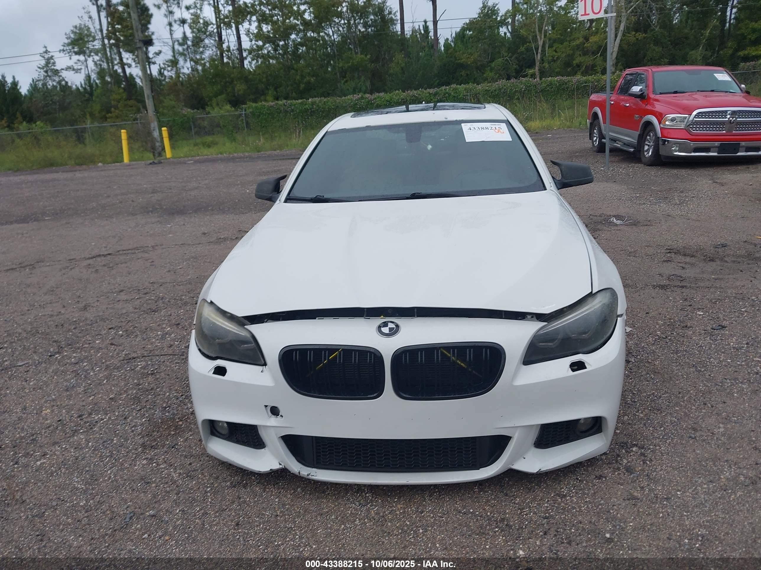2013 Bmw 535i   White vin: WBAFR7C5XDC820376