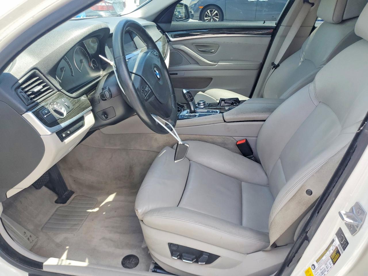 2013 Bmw 535 I White vin: WBAFR7C5XDC823293