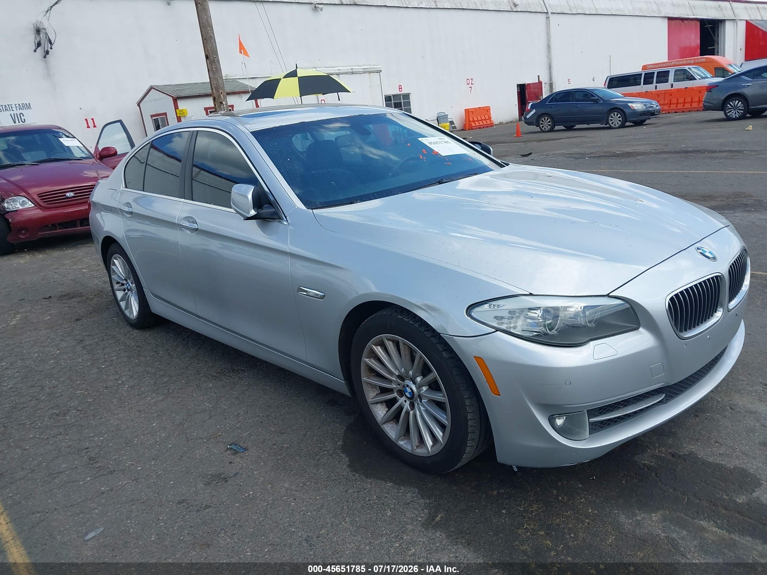 2013 Bmw 535i   Серебряный vin: WBAFR7C5XDC824069