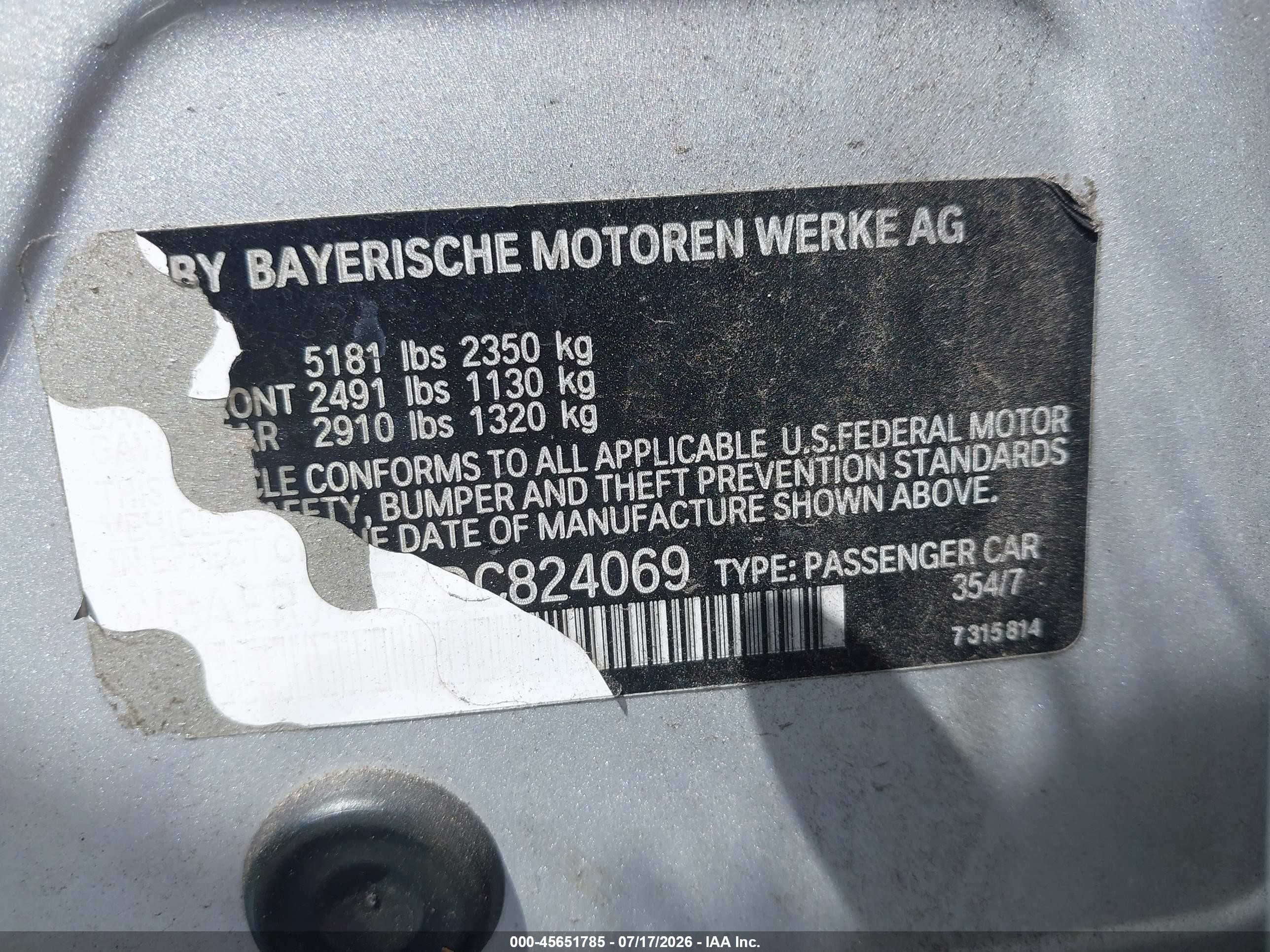 2013 Bmw 535i   Silver vin: WBAFR7C5XDC824069