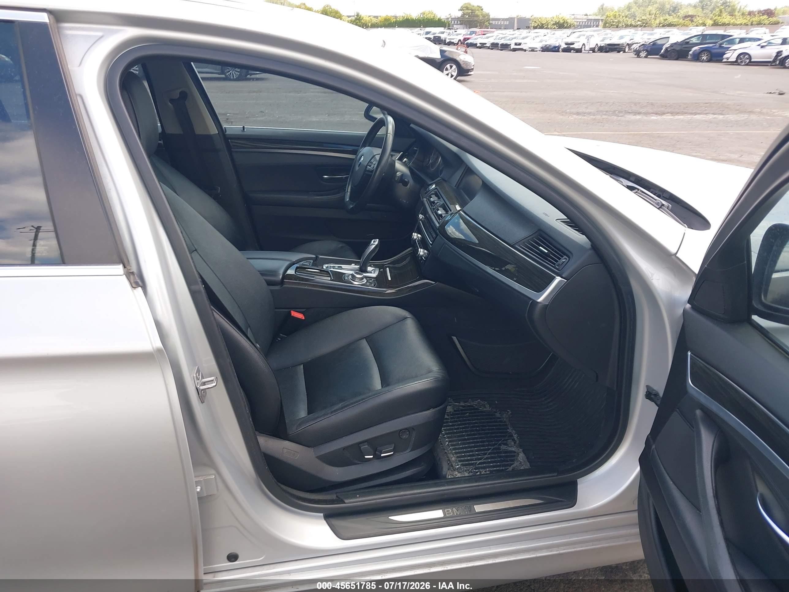 2013 Bmw 535i   Silver vin: WBAFR7C5XDC824069