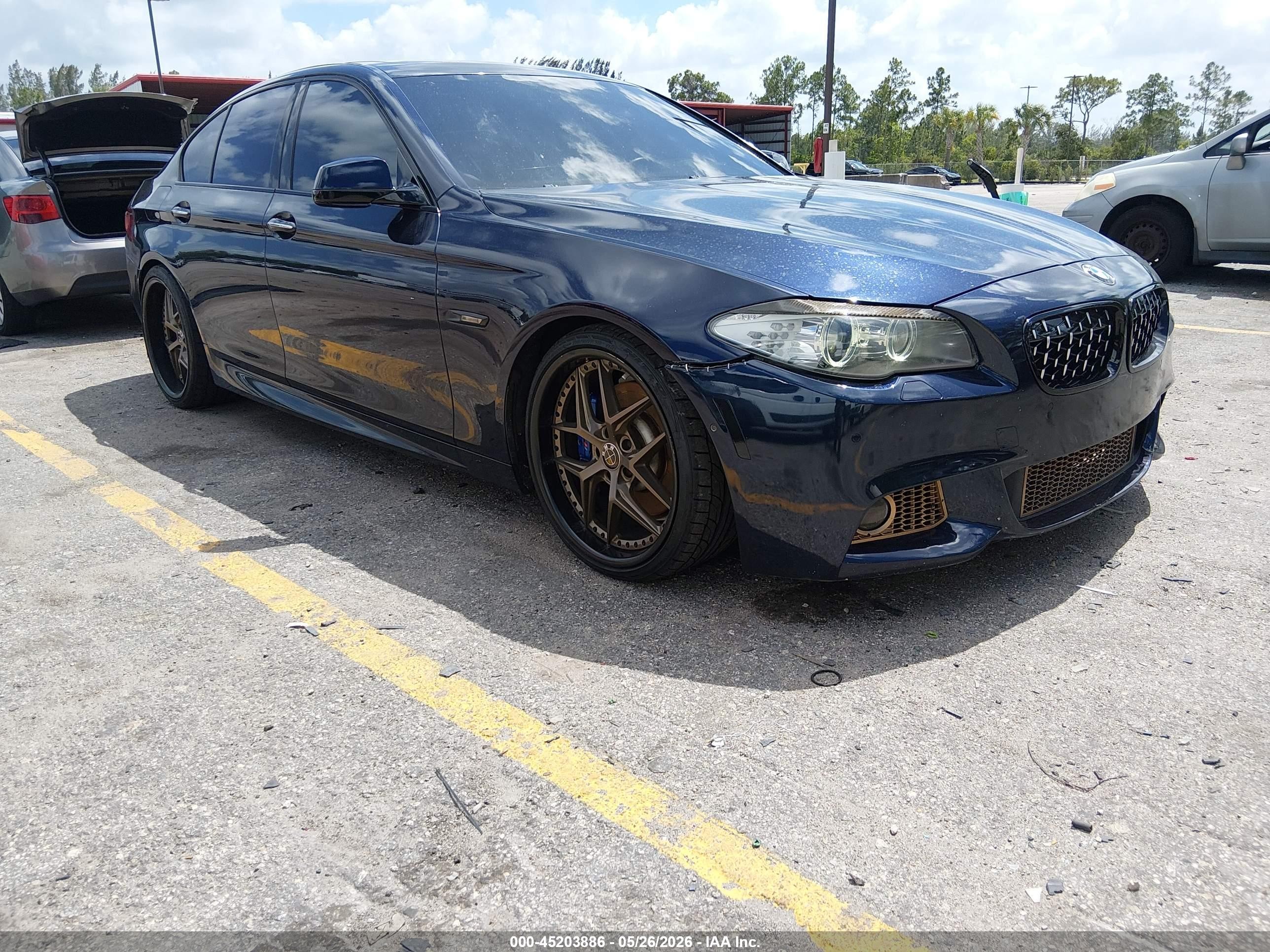 2013 Bmw 535i   Blue vin: WBAFR7C5XDC824329