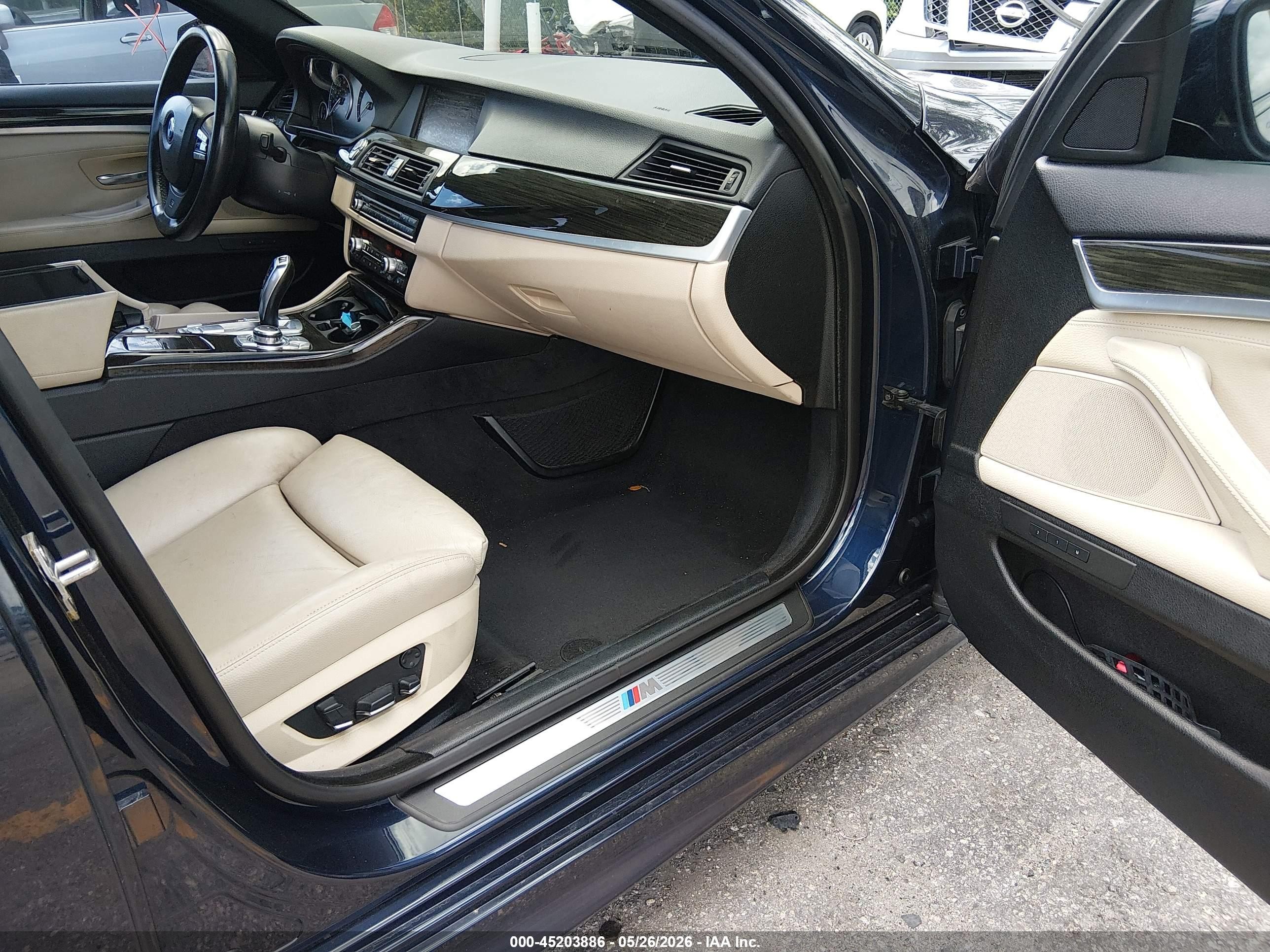 2013 Bmw 535i   Blue vin: WBAFR7C5XDC824329