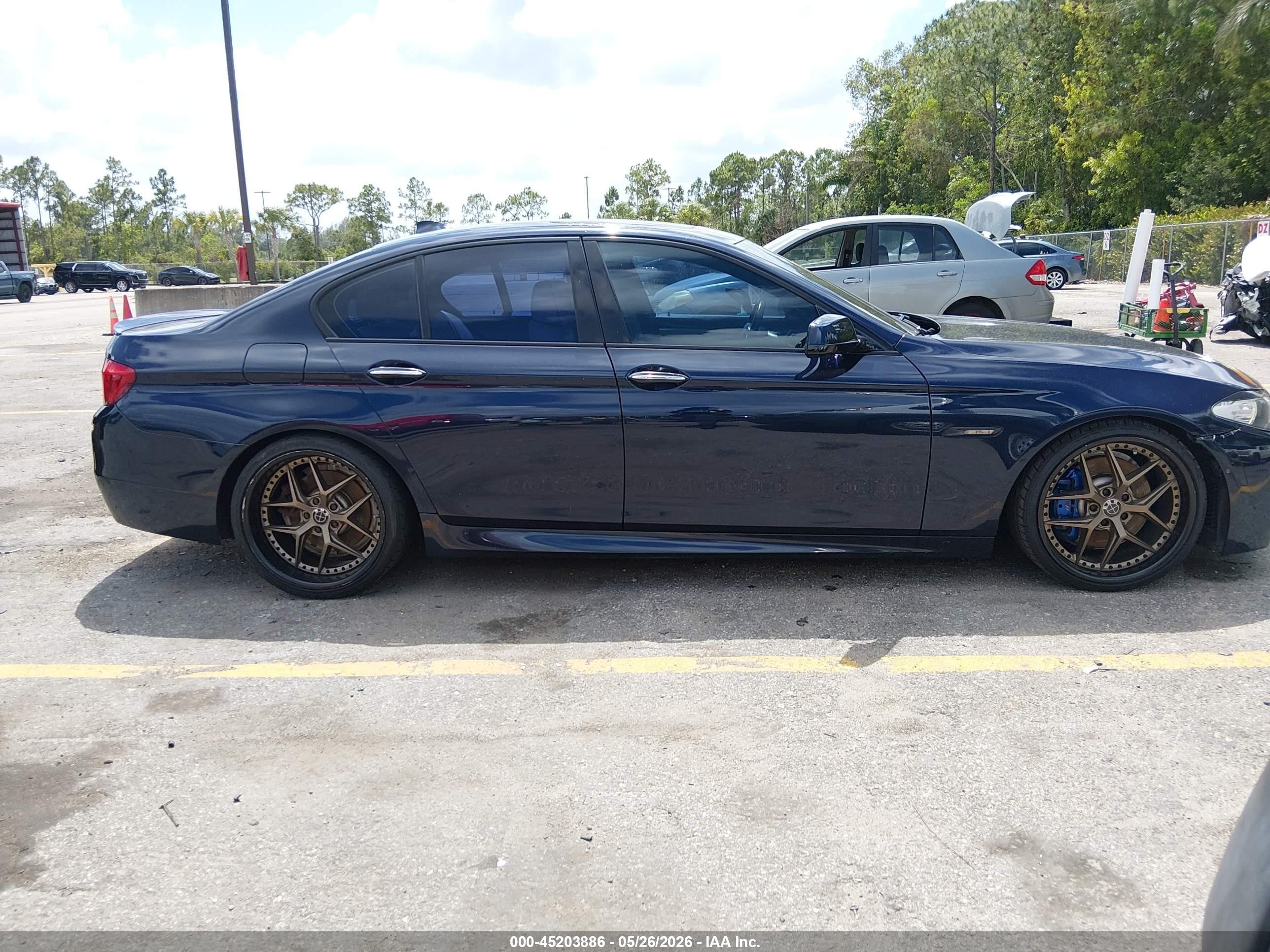 2013 Bmw 535i   Blue vin: WBAFR7C5XDC824329