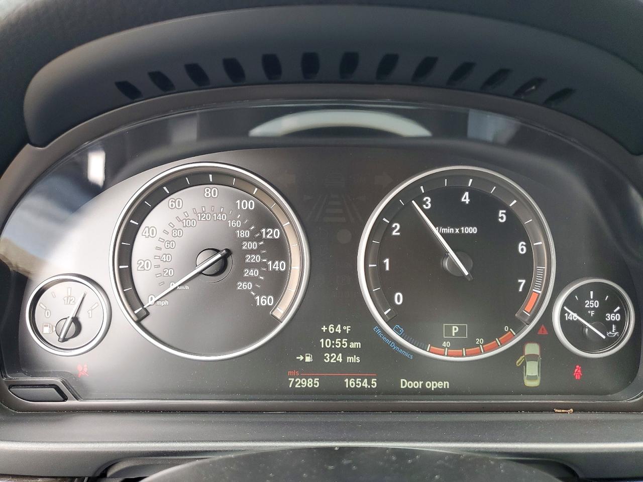 2013 Bmw 535 I Black vin: WBAFR7C5XDC828980