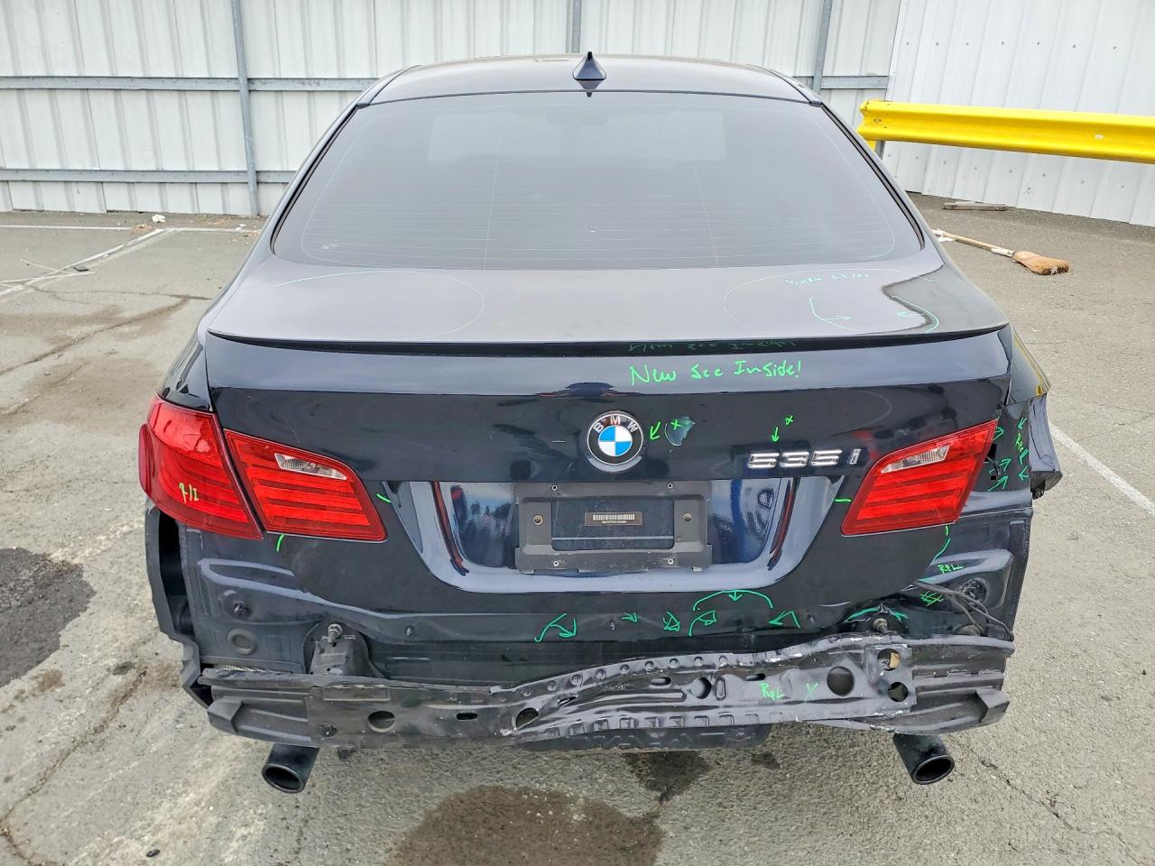 2013 Bmw 535 I Black vin: WBAFR7C5XDC828980