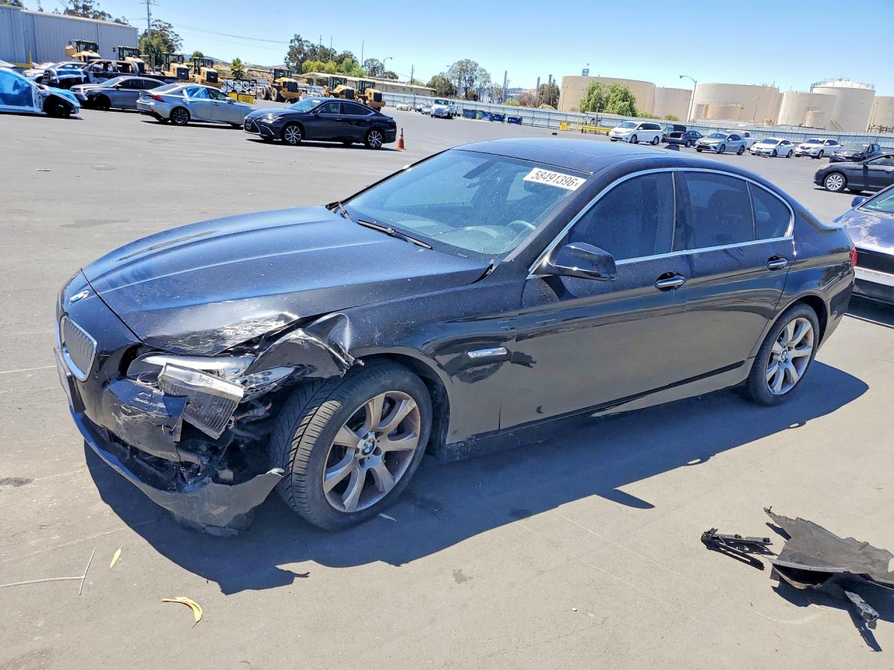 2012 Bmw 550 I Black vin: WBAFR9C50CDV58503
