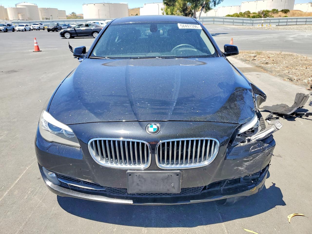 2012 Bmw 550 I Black vin: WBAFR9C50CDV58503