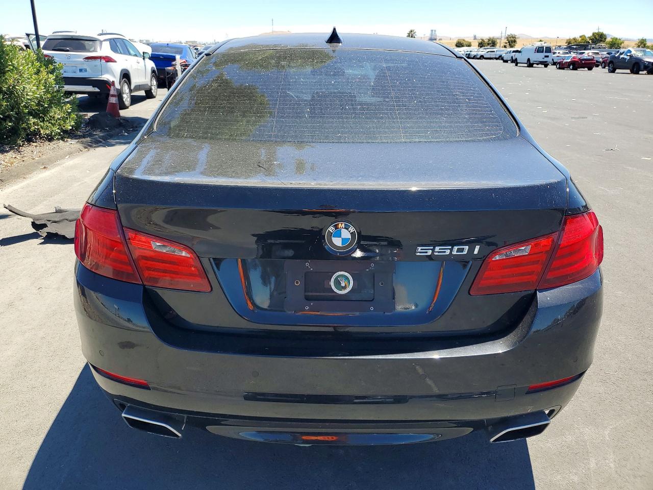 2012 Bmw 550 I Black vin: WBAFR9C50CDV58503