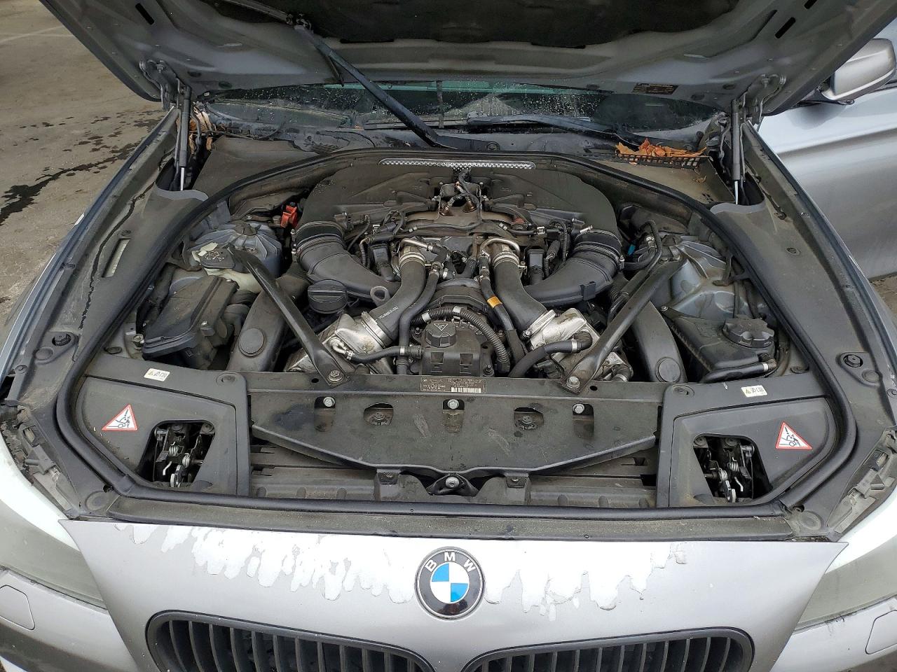 2012 Bmw 550 I Gray vin: WBAFR9C50CDV58582
