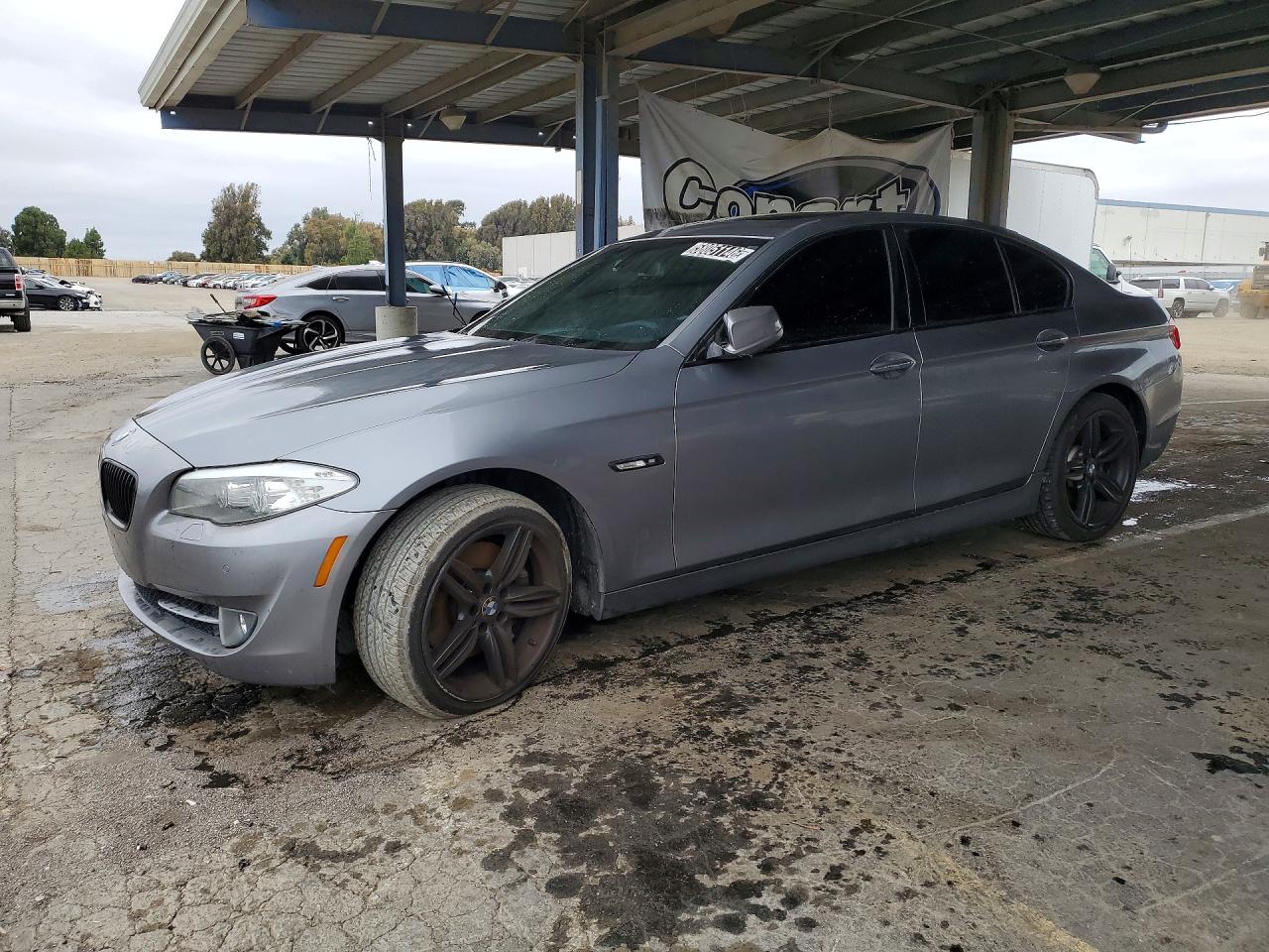 2012 Bmw 550 I Gray vin: WBAFR9C50CDV58582