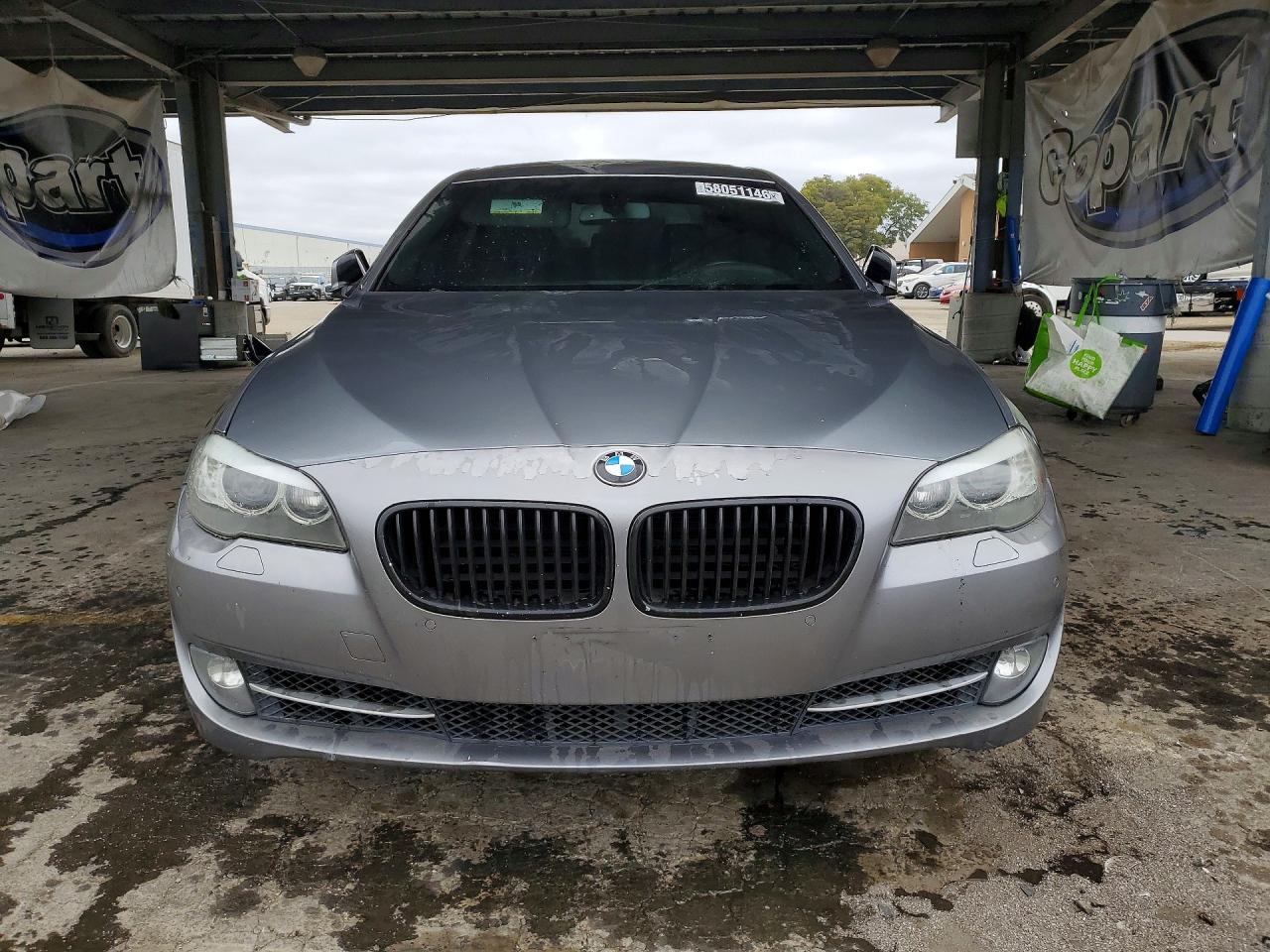 2012 Bmw 550 I Gray vin: WBAFR9C50CDV58582