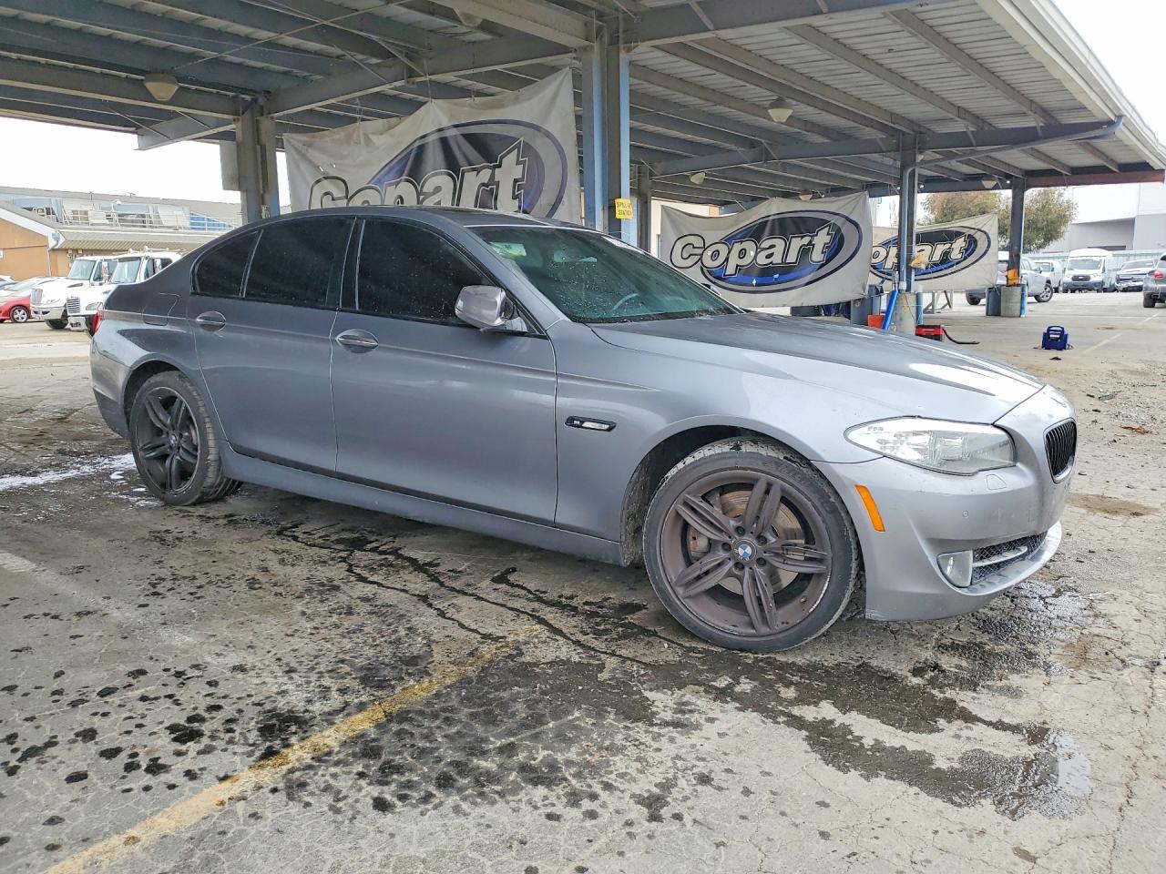 2012 Bmw 550 I Gray vin: WBAFR9C50CDV58582