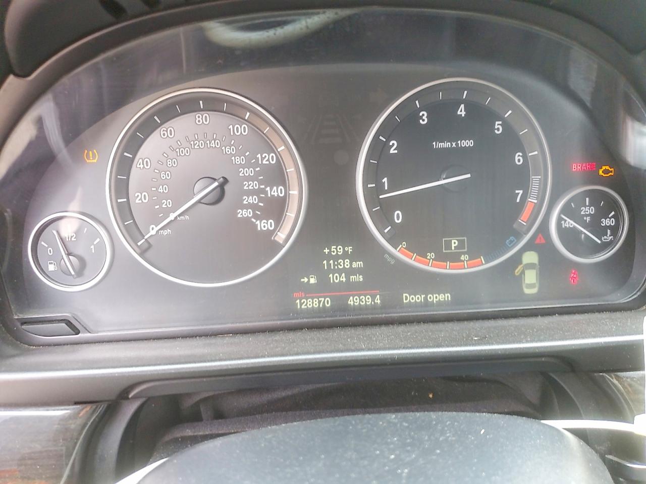 2012 Bmw 550 I Gray vin: WBAFR9C50CDV58582