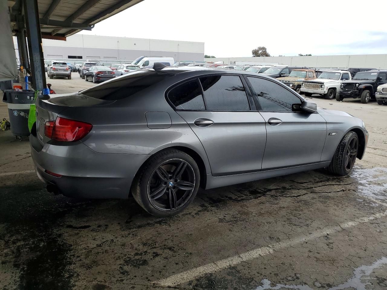 2012 Bmw 550 I Gray vin: WBAFR9C50CDV58582