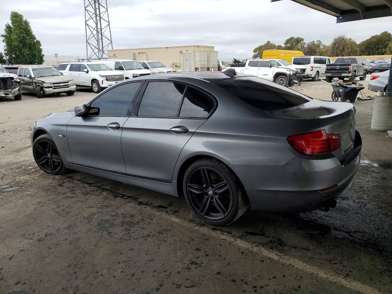 2012 Bmw 550 I Gray vin: WBAFR9C50CDV58582