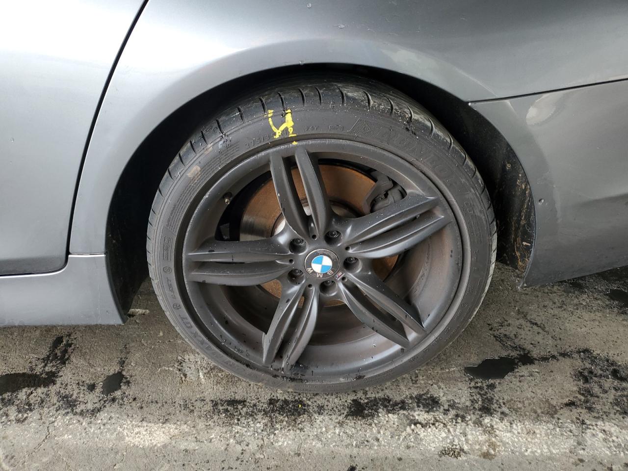 2012 Bmw 550 I Gray vin: WBAFR9C50CDV58582 Damage: Left Rear Wheel, Curb Rash, 1 To 2 Inches