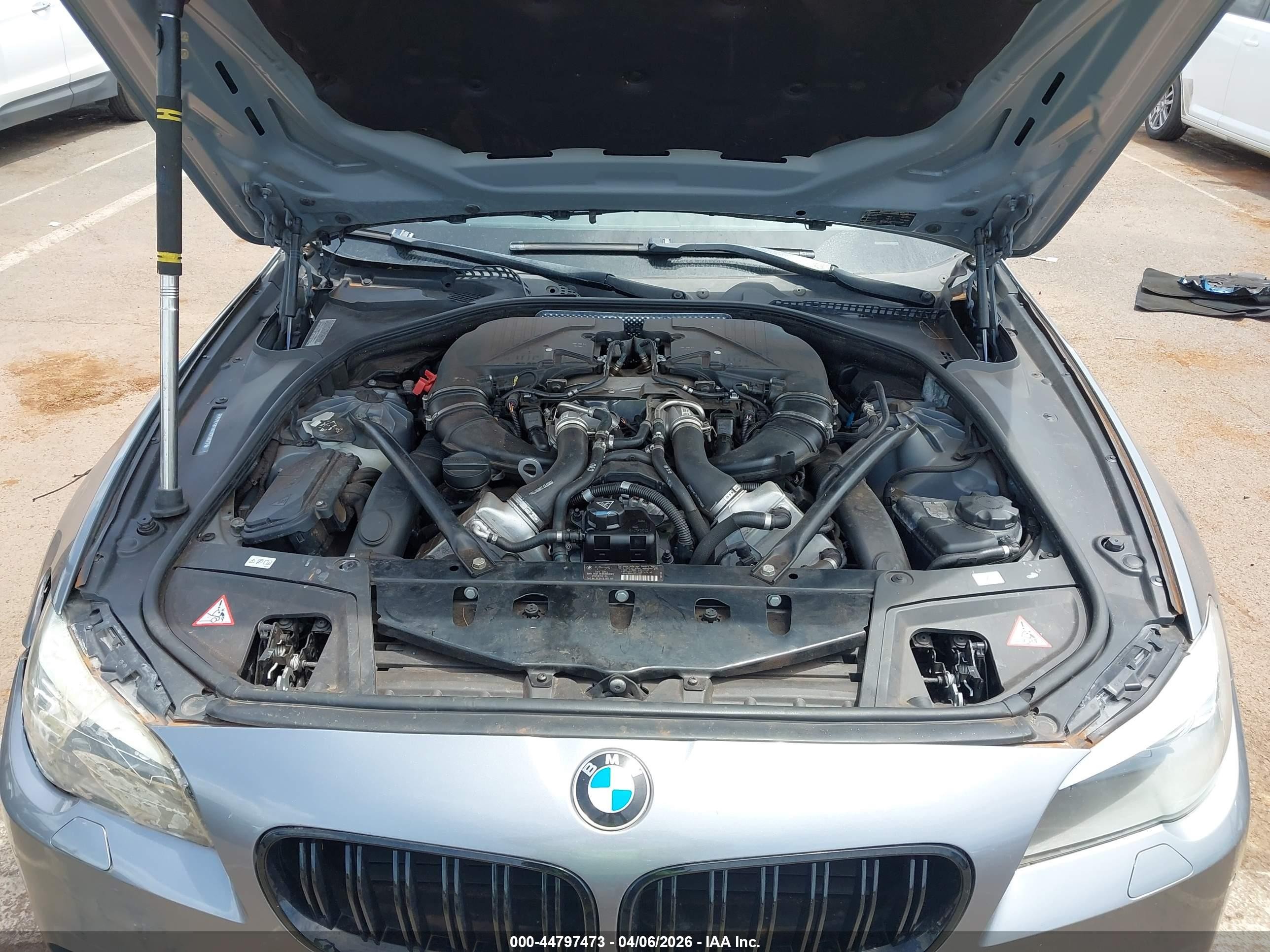 2012 Bmw 550i   Gray vin: WBAFR9C50CDV58677