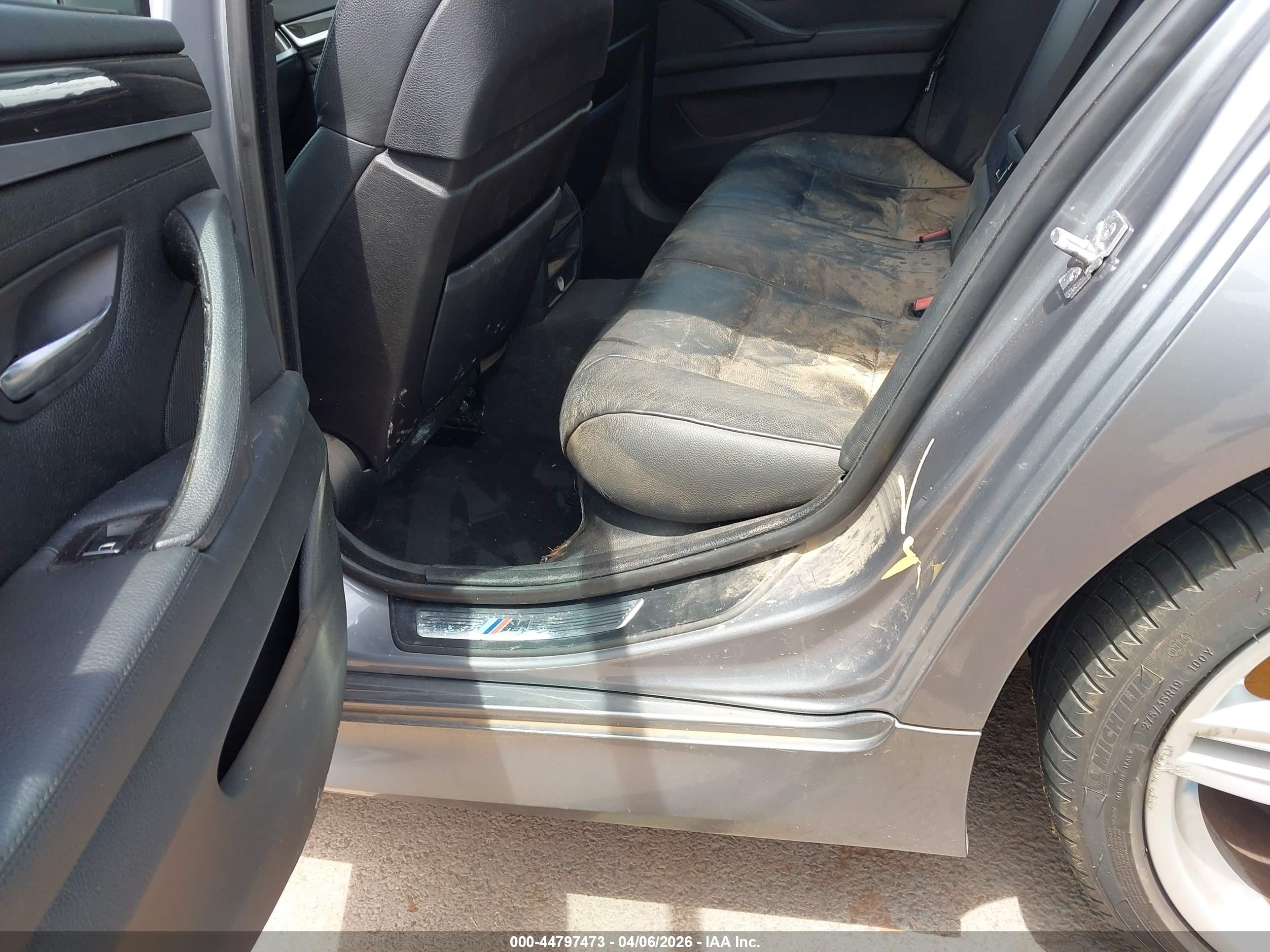 2012 Bmw 550i   Gray vin: WBAFR9C50CDV58677