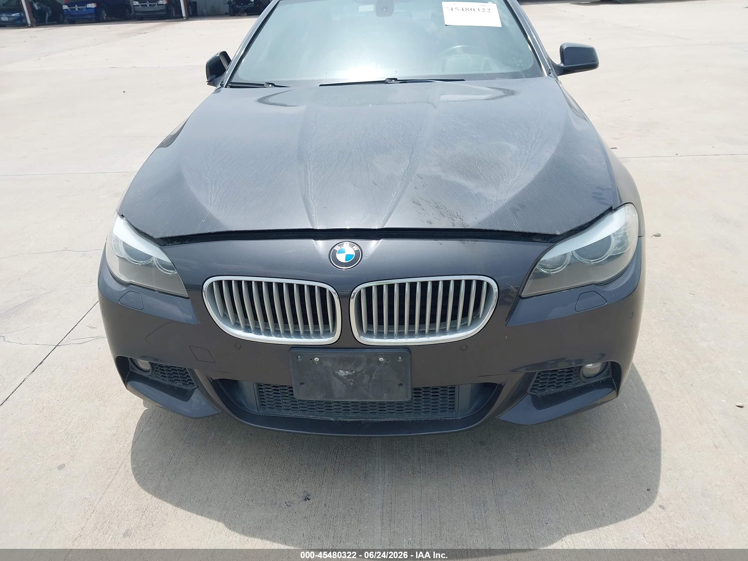 2012 Bmw 550i   Black vin: WBAFR9C50CDX79020